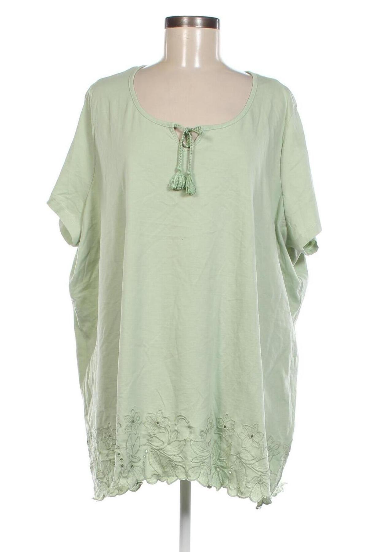 Γυναικεία μπλούζα Gina Benotti, Μέγεθος XXL, Χρώμα Πράσινο, Τιμή 11,75 €