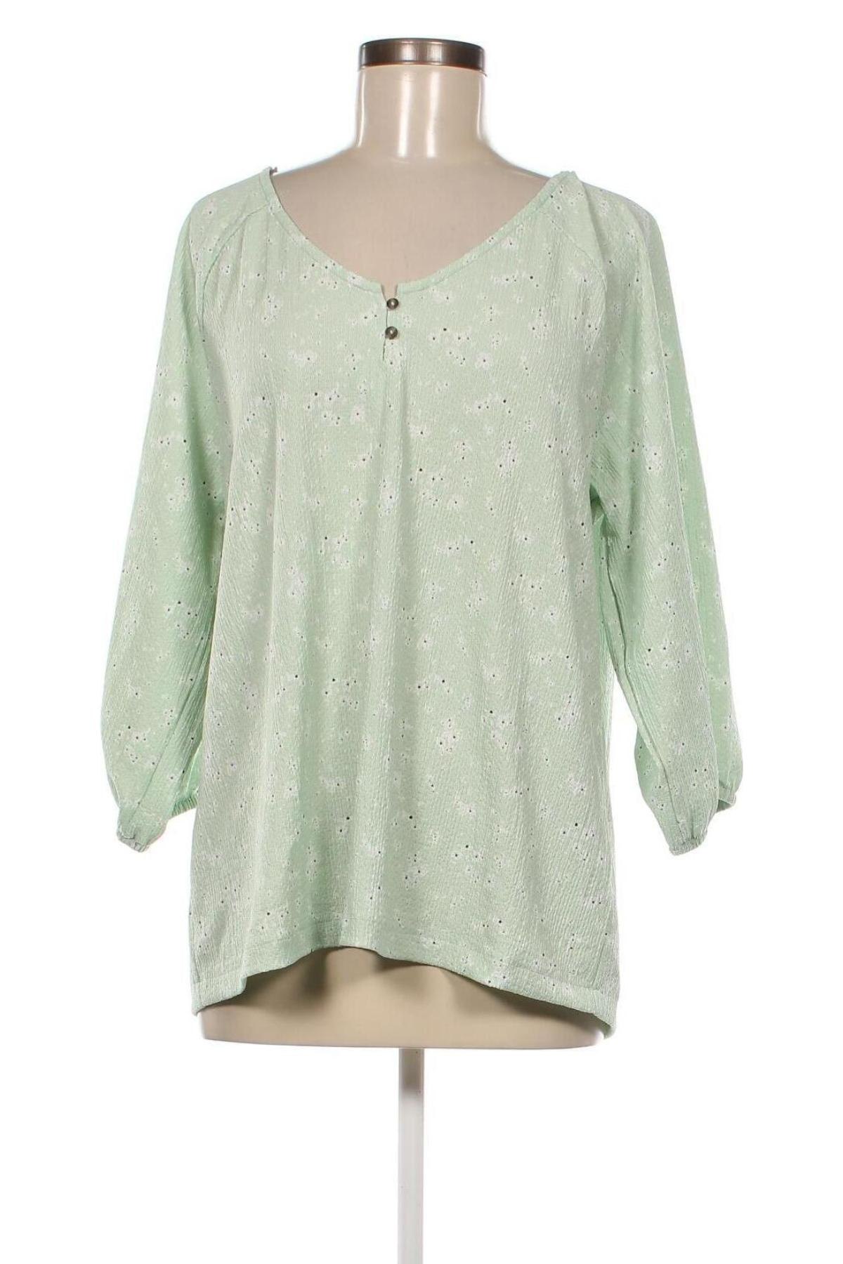 Дамска блуза Gina Benotti, Размер L, Цвят Зелен, Цена 4,94 лв.
