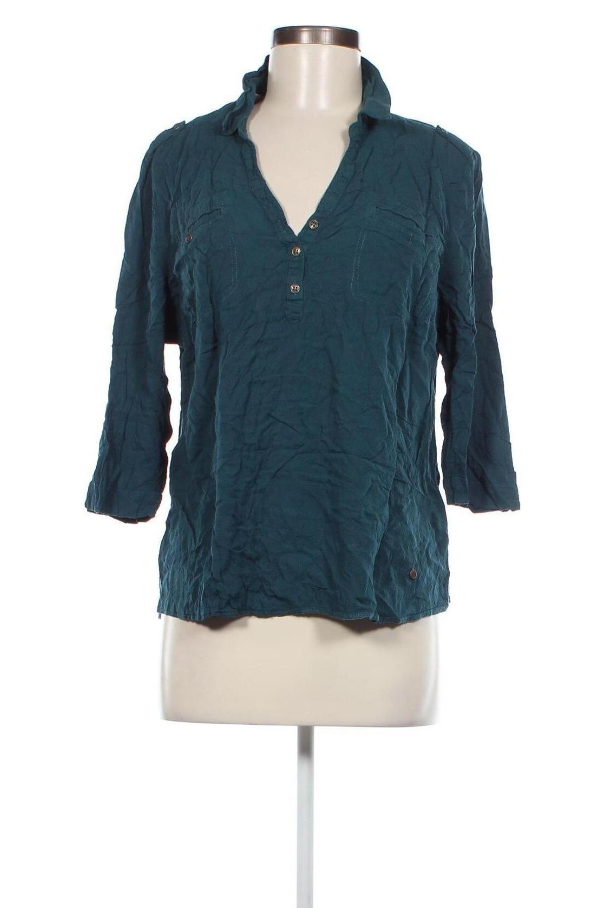 Γυναικεία μπλούζα Gina Laura, Μέγεθος M, Χρώμα Πράσινο, Τιμή 2,97 €