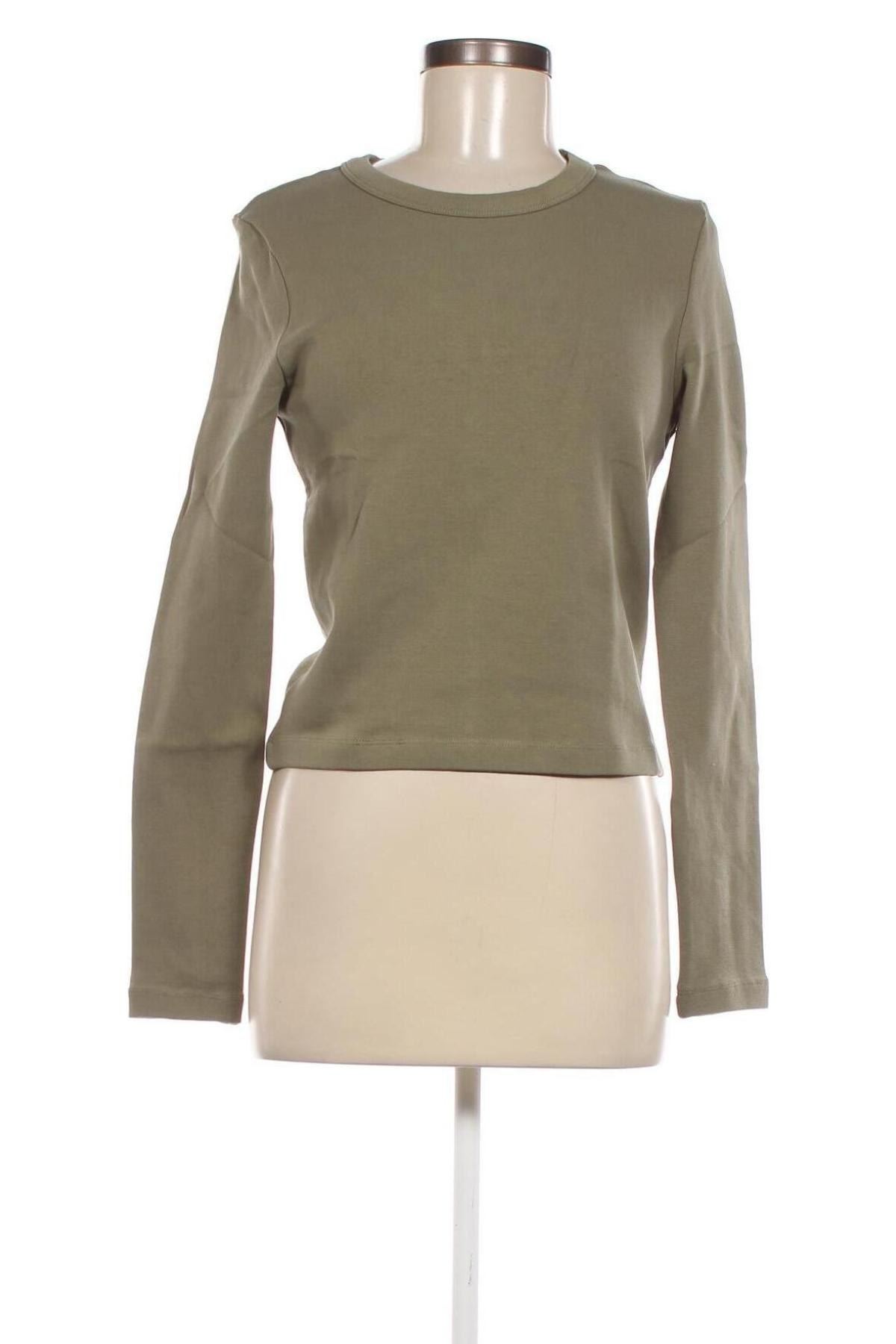 Дамска блуза Gina Tricot, Размер L, Цвят Зелен, Цена 40,00 лв.
