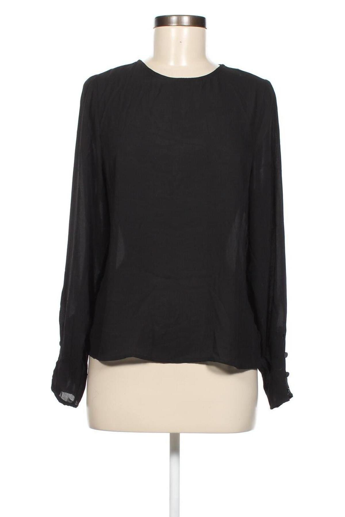 Дамска блуза Gina Tricot, Размер XS, Цвят Черен, Цена 4,05 лв.