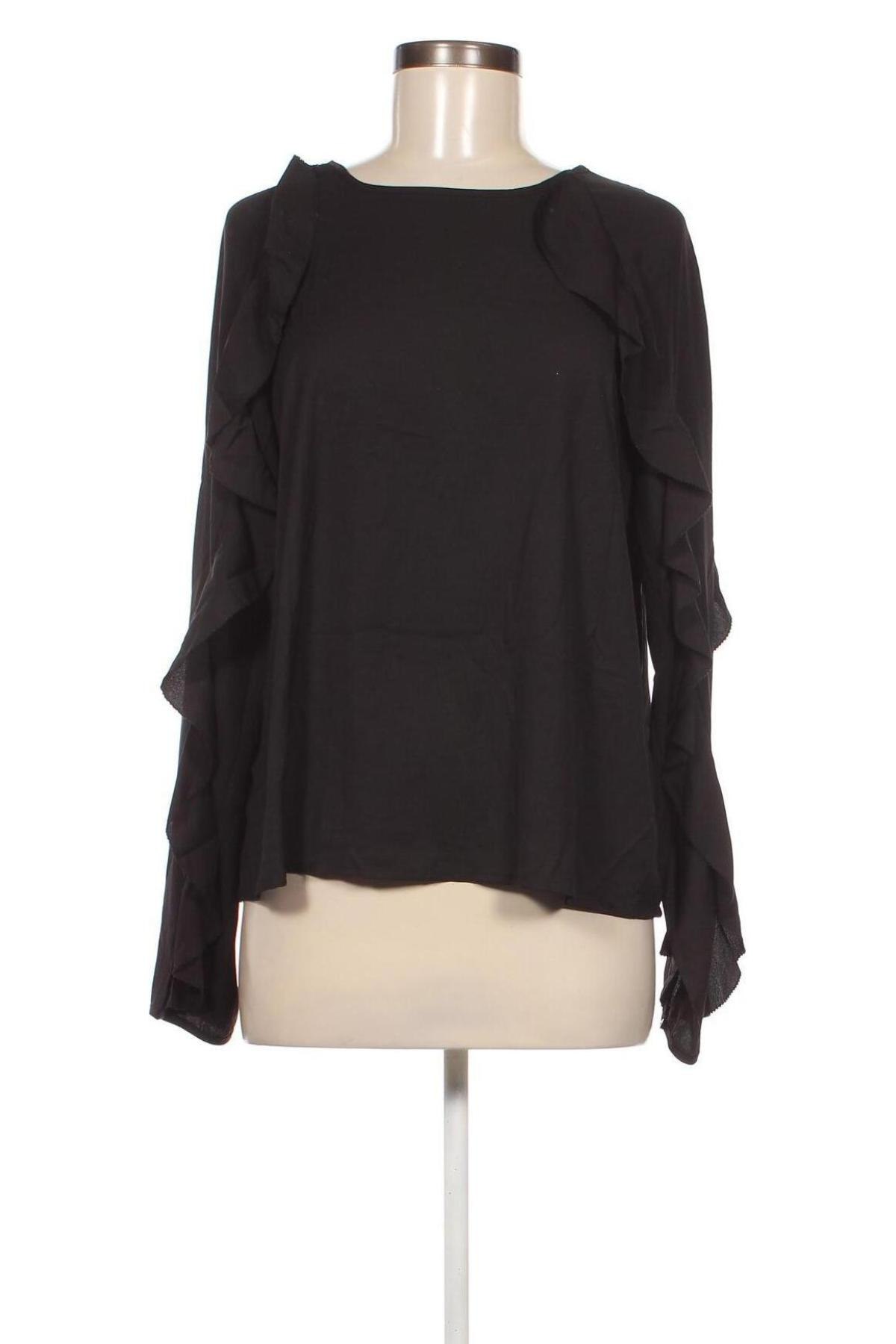 Дамска блуза Gina Tricot, Размер M, Цвят Черен, Цена 4,20 лв.