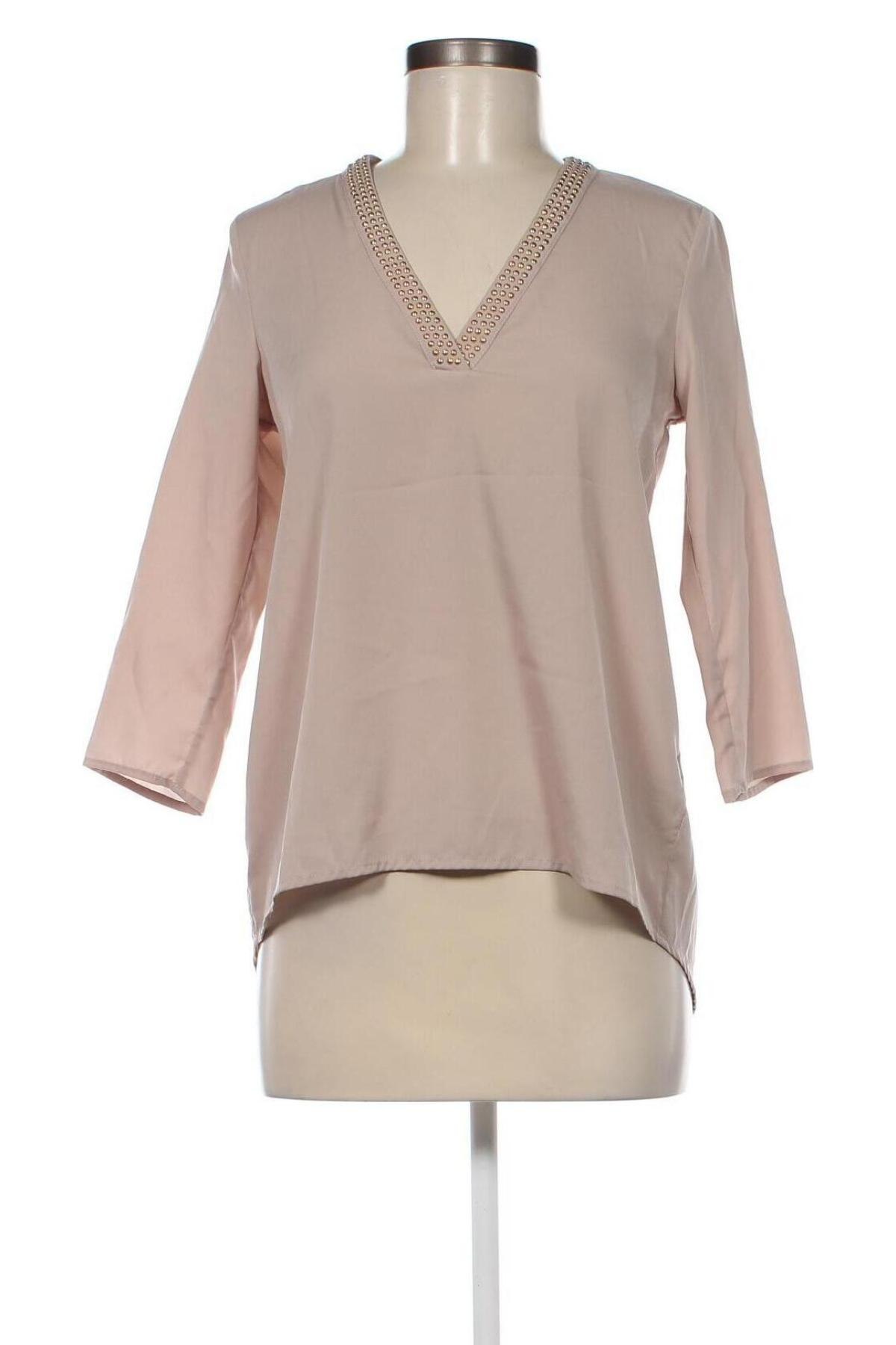 Γυναικεία μπλούζα H&M, Μέγεθος XS, Χρώμα  Μπέζ, Τιμή 2,47 €