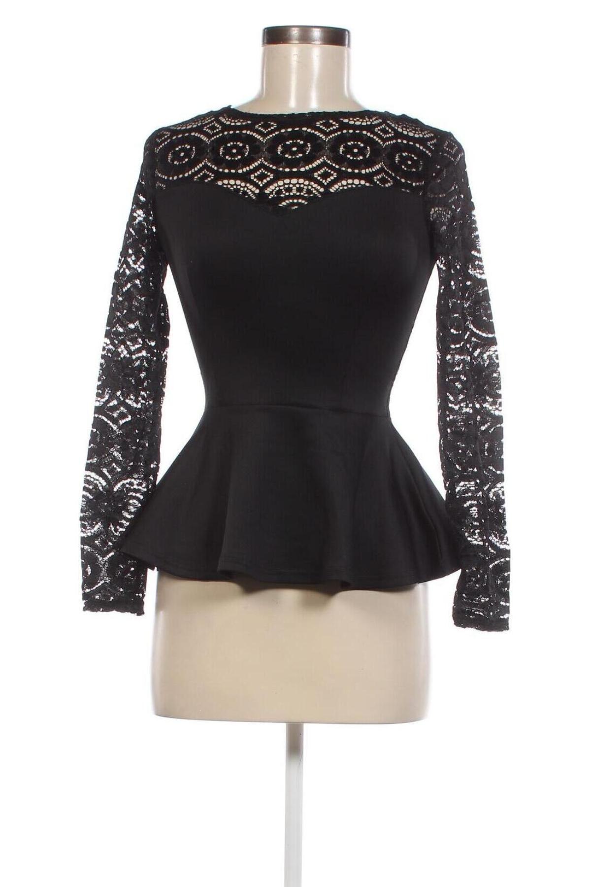 Дамска блуза H&M, Размер S, Цвят Черен, Цена 6,65 лв.