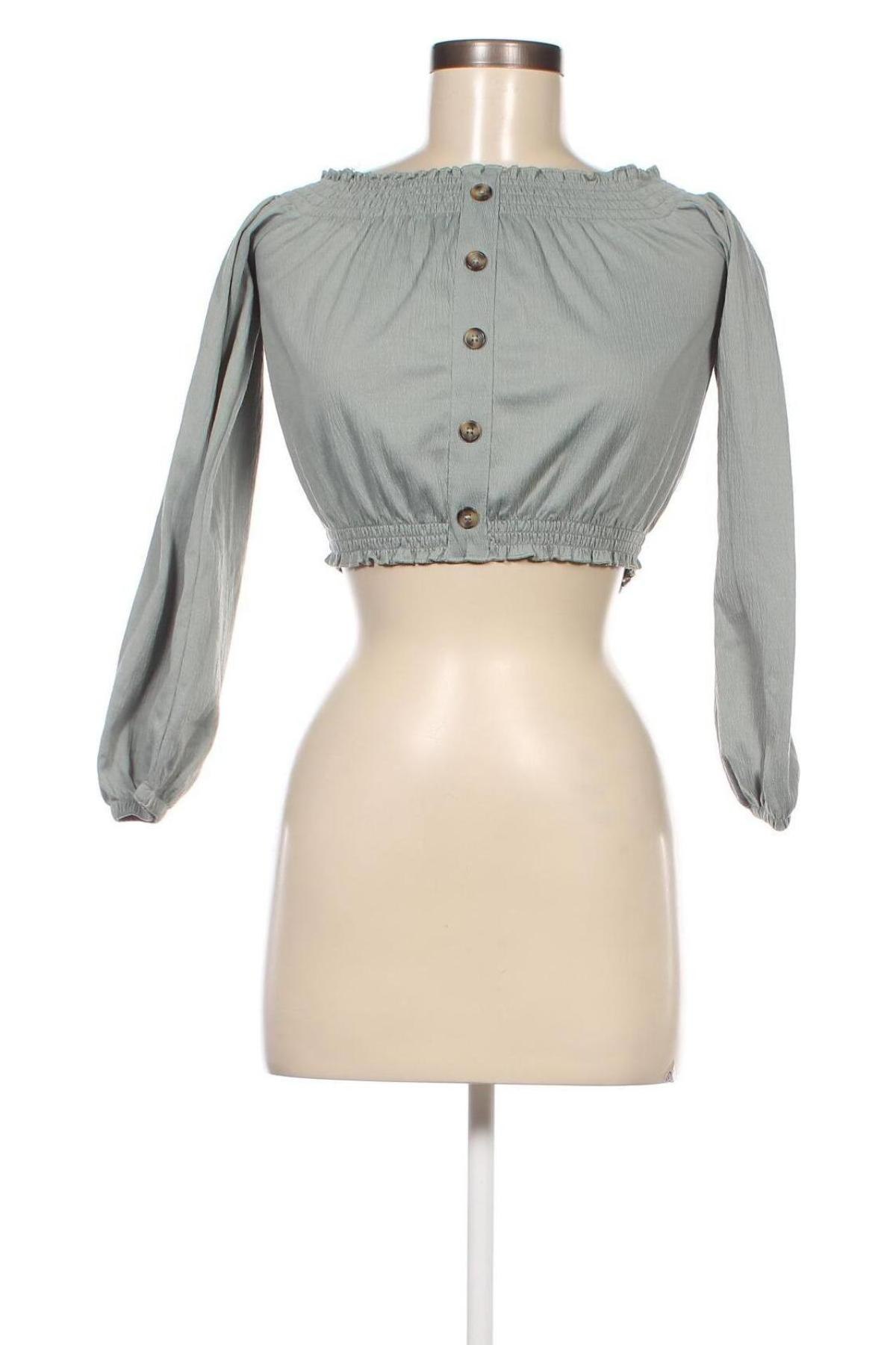 Damen Shirt H&M Divided, Größe XS, Farbe Grün, Preis 2,51 €