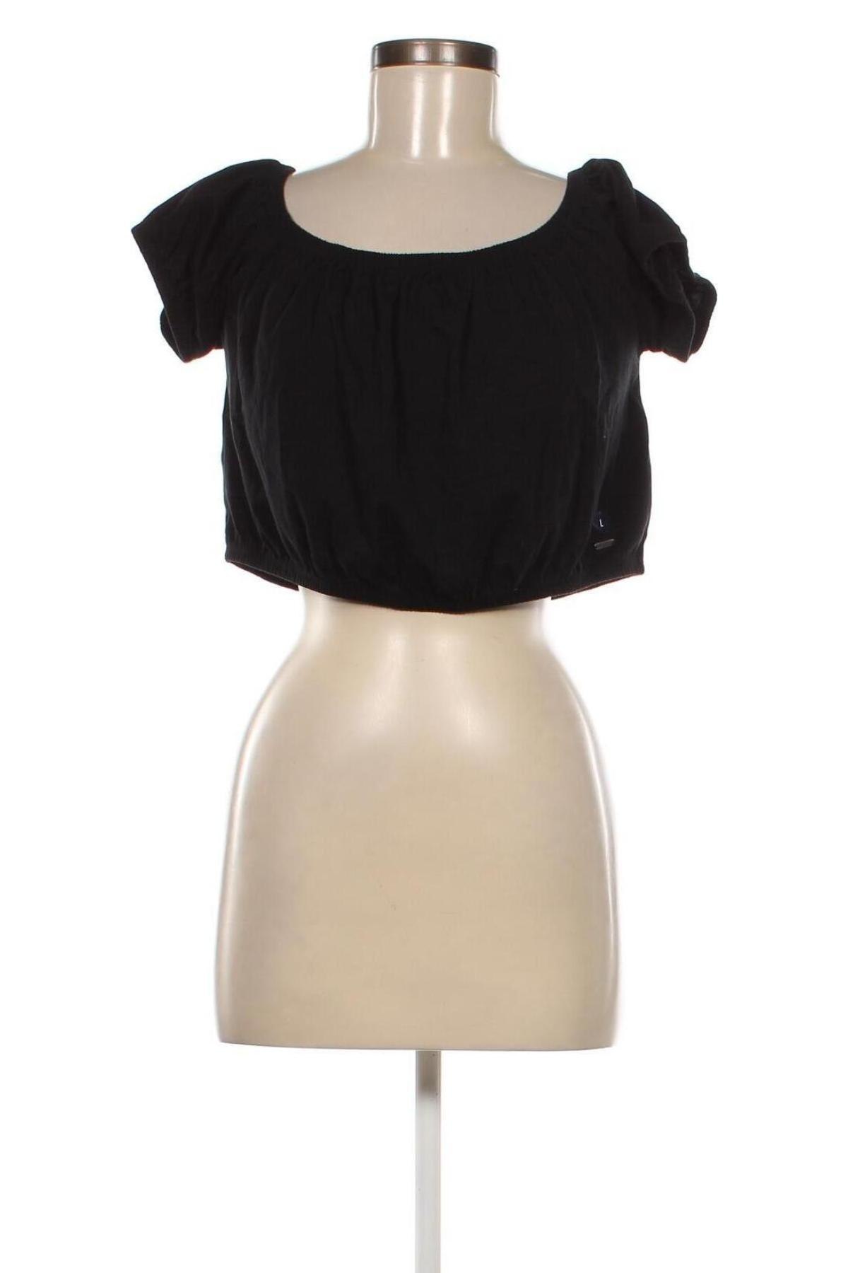 Γυναικεία μπλούζα Hollister, Μέγεθος L, Χρώμα Μαύρο, Τιμή 5,57 €