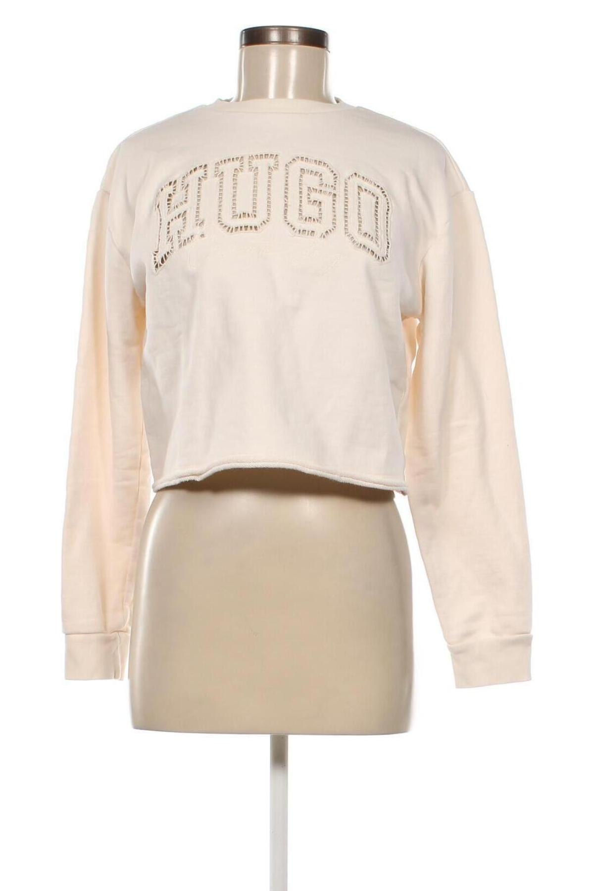 Γυναικεία μπλούζα Hugo Boss, Μέγεθος M, Χρώμα Εκρού, Τιμή 85,92 €