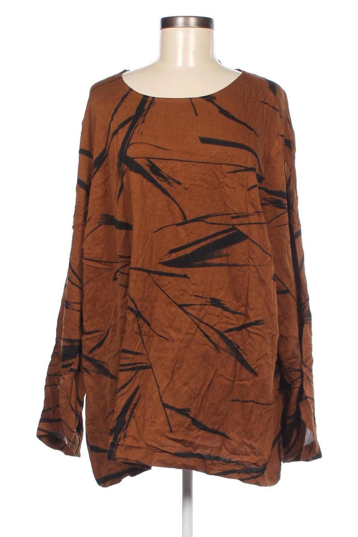 Γυναικεία μπλούζα I.Scenery, Μέγεθος XXL, Χρώμα Καφέ, Τιμή 11,58 €