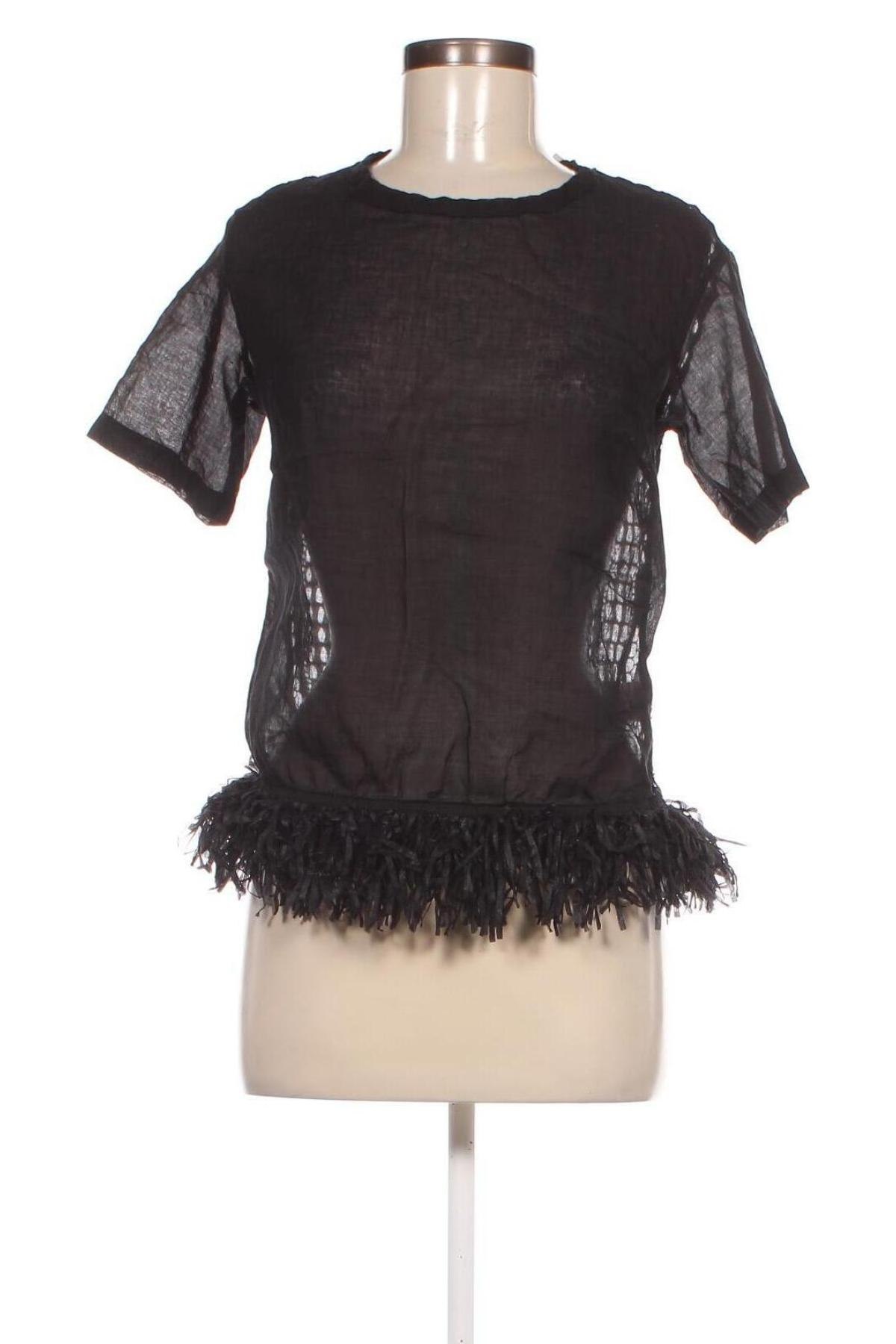 Γυναικεία μπλούζα Jucca, Μέγεθος M, Χρώμα Μαύρο, Τιμή 13,53 €