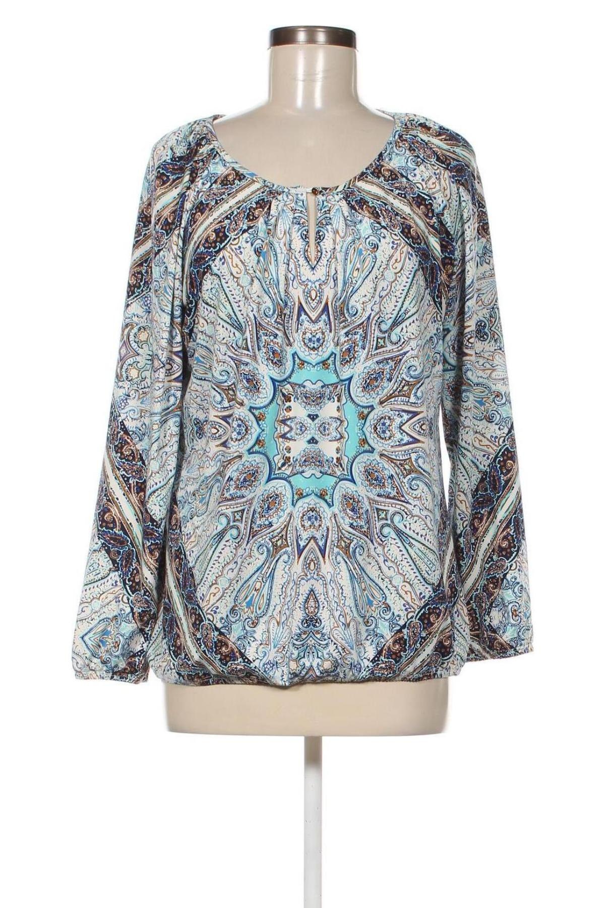 Дамска блуза K-design, Размер L, Цвят Многоцветен, Цена 7,03 лв.