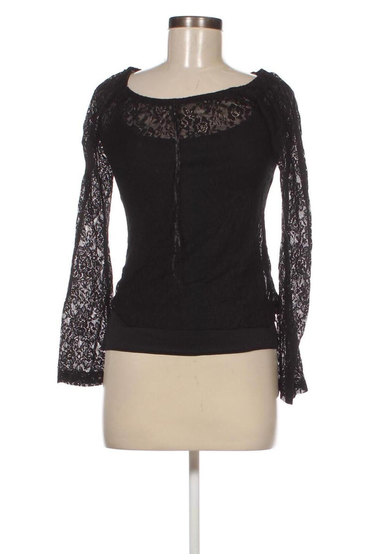 Γυναικεία μπλούζα KappAhl, Μέγεθος XS, Χρώμα Μαύρο, Τιμή 2,47 €