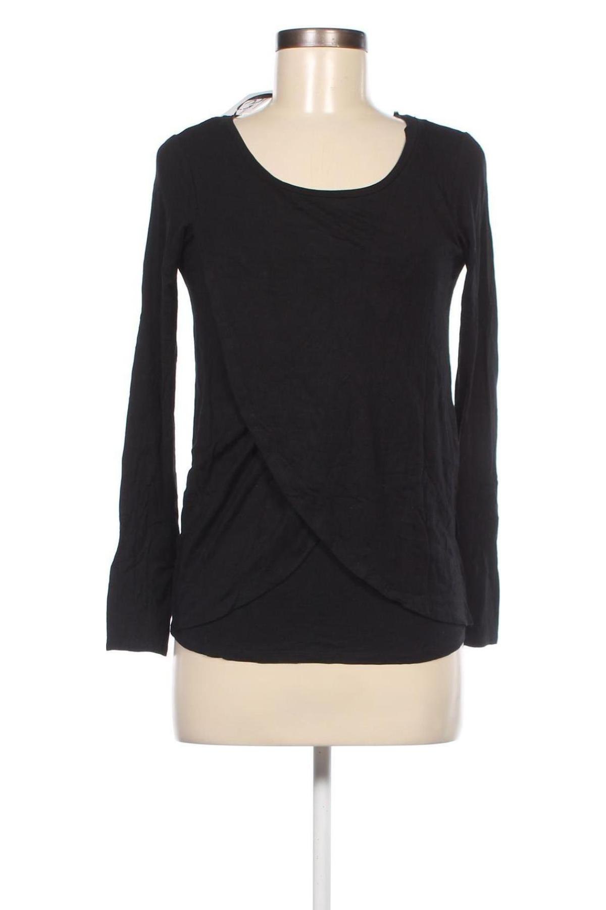 Дамска блуза Kiabi, Размер XS, Цвят Черен, Цена 4,56 лв.