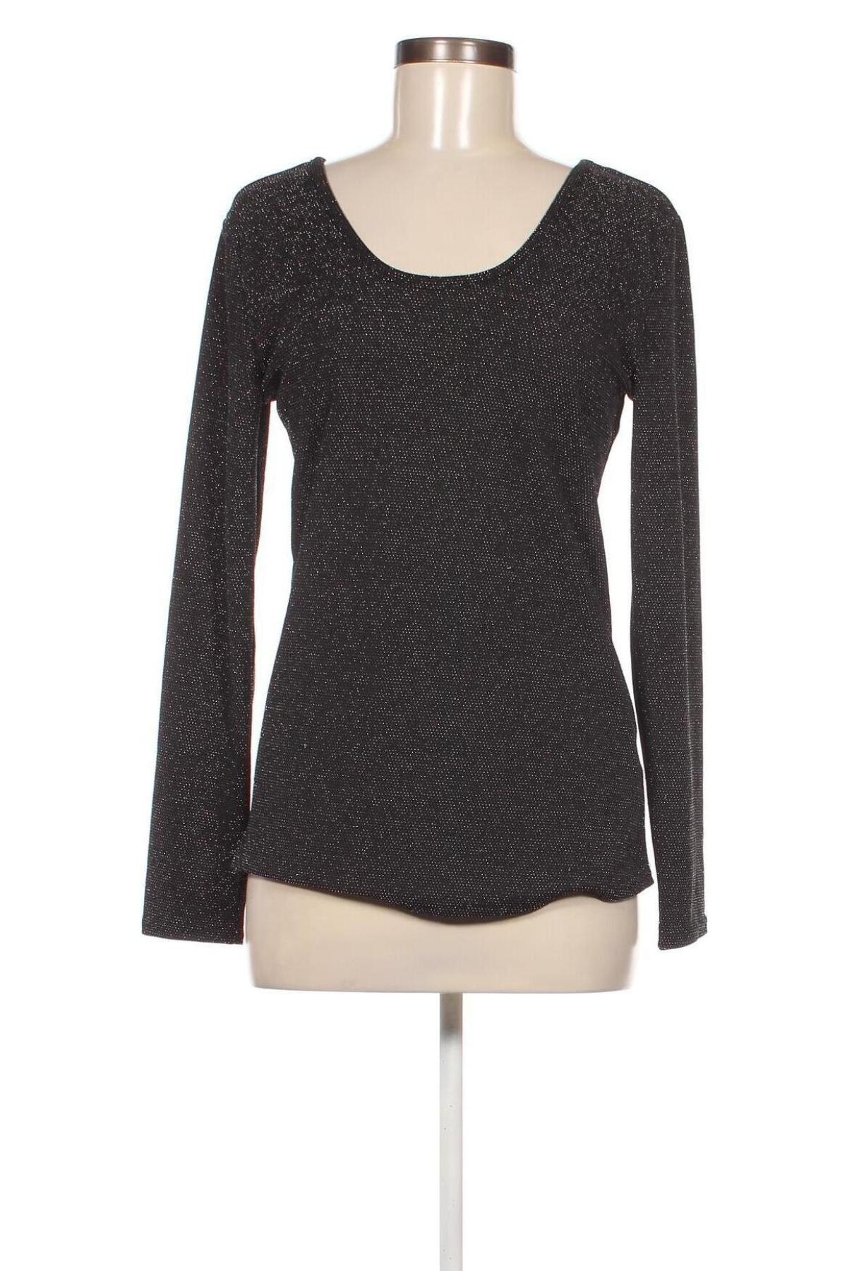 Дамска блуза Laura Torelli, Размер M, Цвят Черен, Цена 4,75 лв.