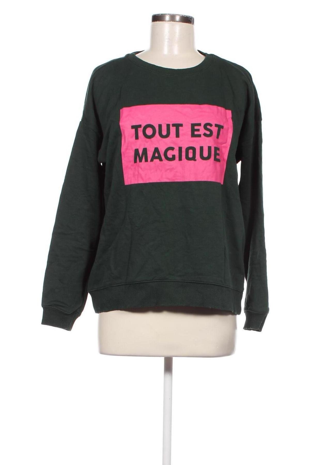 Γυναικεία μπλούζα Madness, Μέγεθος S, Χρώμα Πράσινο, Τιμή 2,82 €