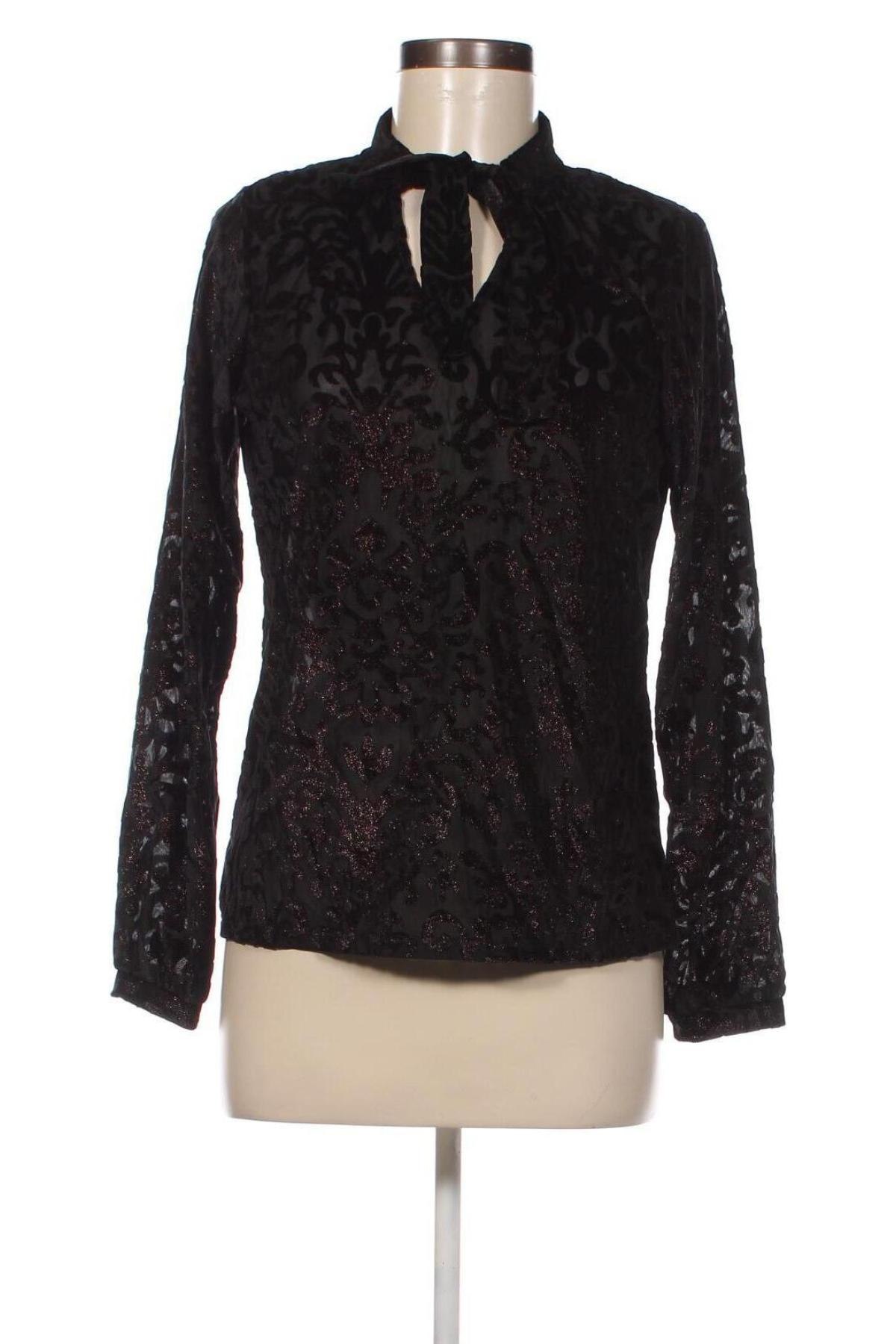 Дамска блуза Maison 123, Размер M, Цвят Черен, Цена 9,00 лв.
