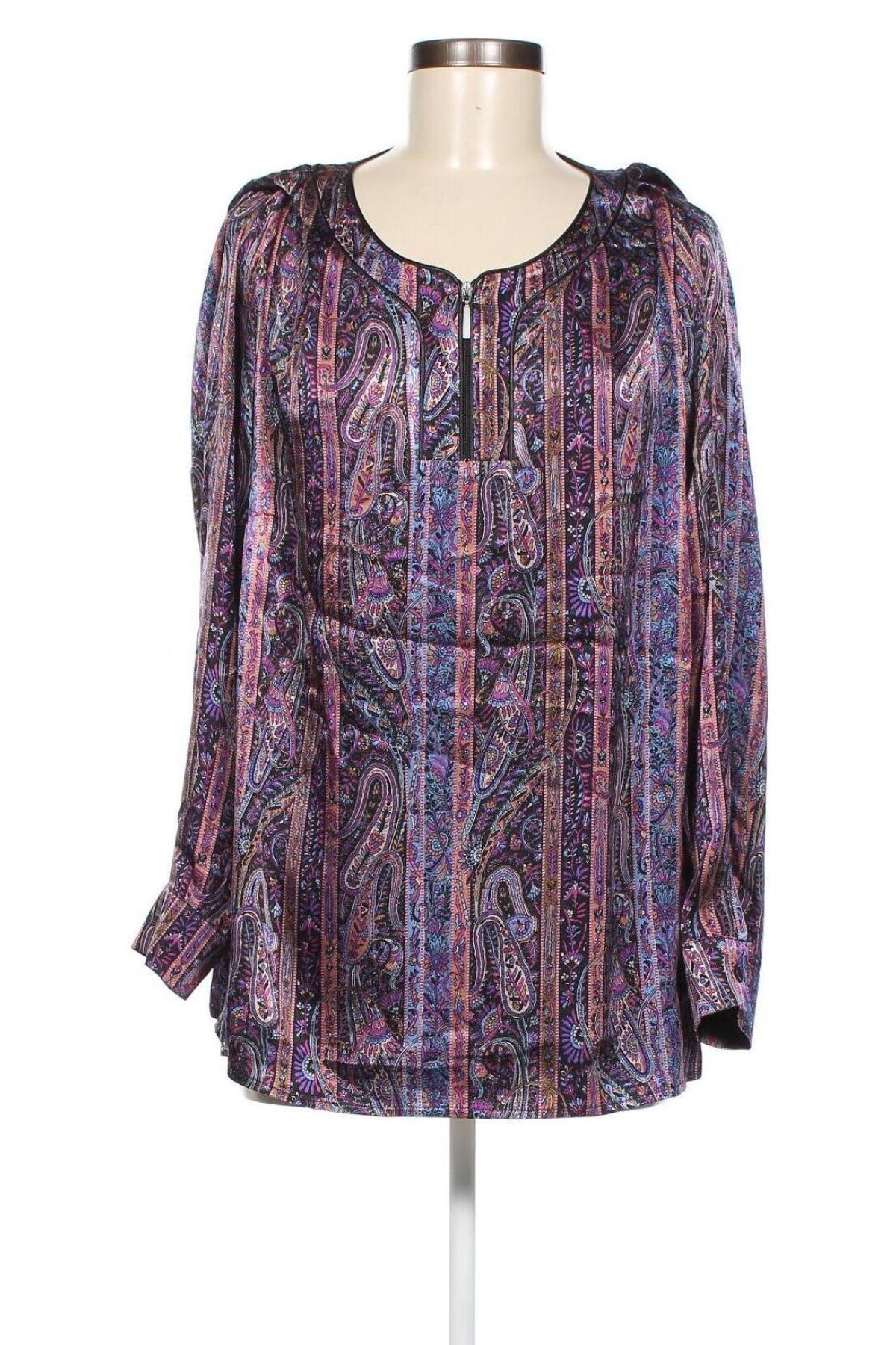 Дамска блуза Mona, Размер XL, Цвят Многоцветен, Цена 3,60 лв.