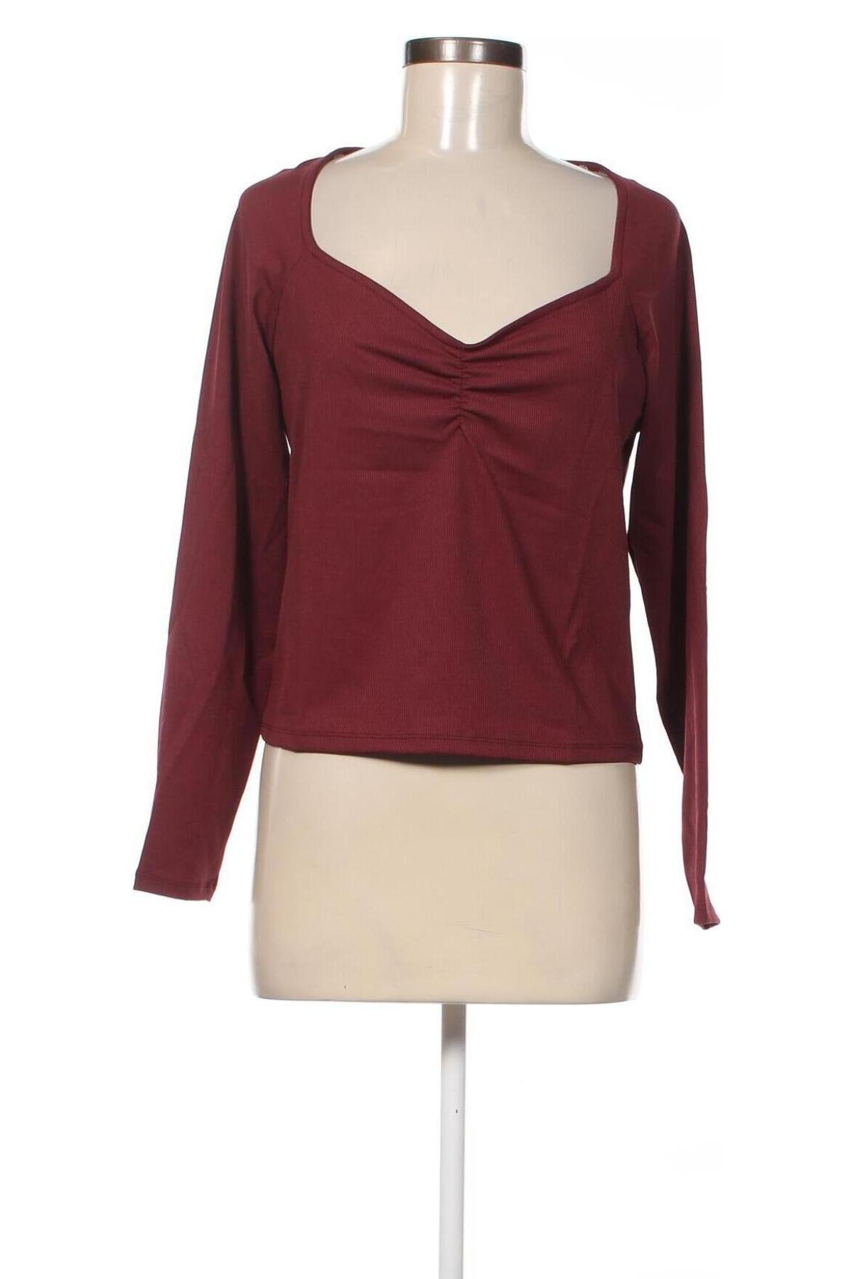 Дамска блуза Monki, Размер L, Цвят Червен, Цена 13,52 лв.