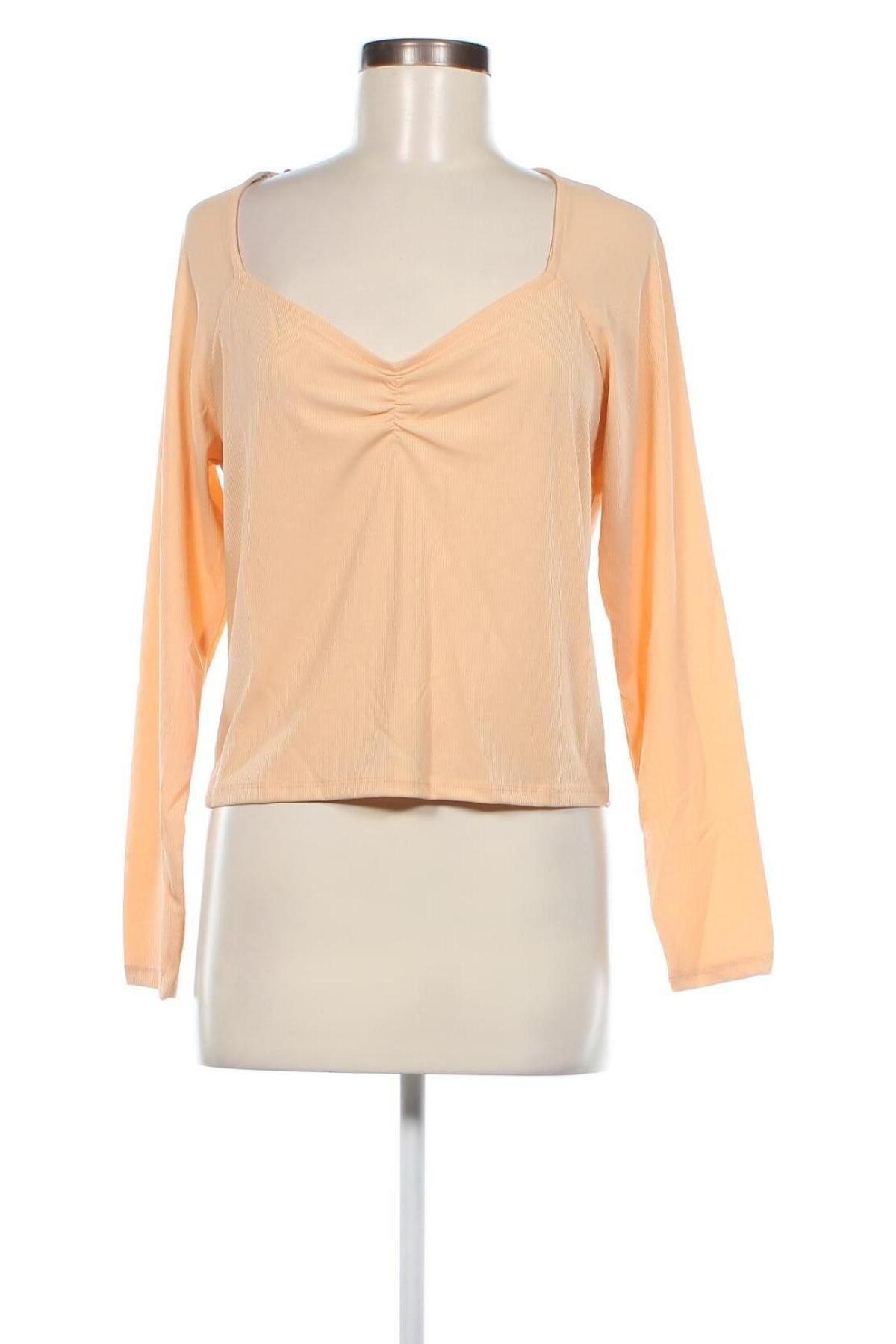 Γυναικεία μπλούζα Monki, Μέγεθος L, Χρώμα Πορτοκαλί, Τιμή 4,02 €