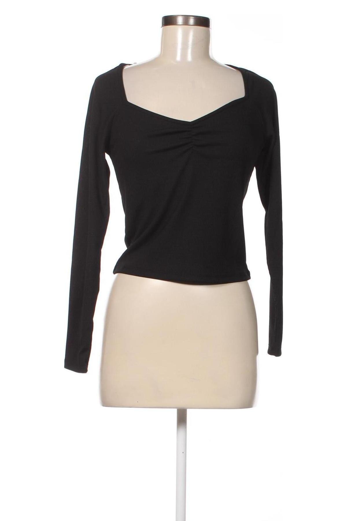 Γυναικεία μπλούζα Monki, Μέγεθος S, Χρώμα Μαύρο, Τιμή 4,29 €