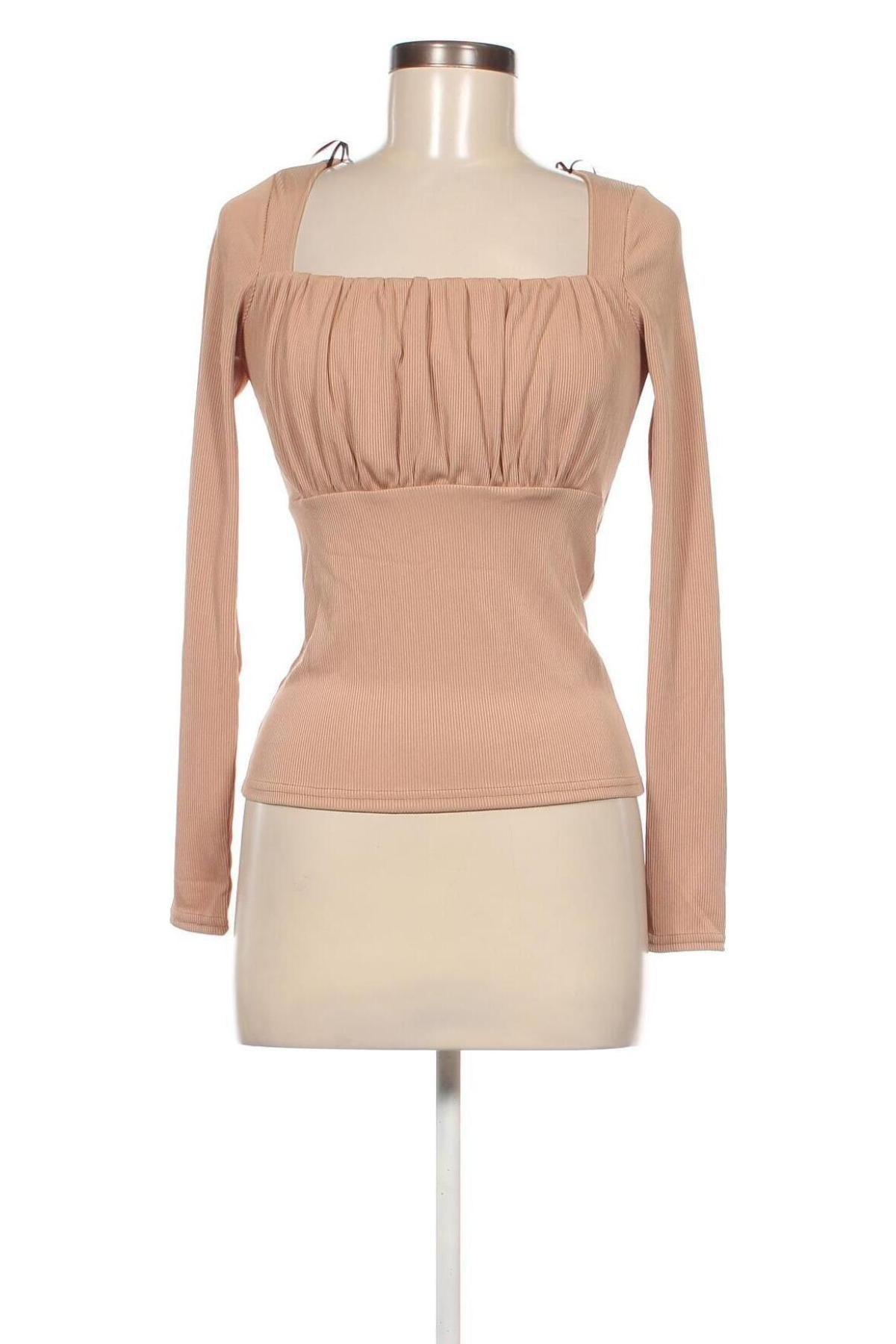 Damen Shirt New Look, Größe M, Farbe Beige, Preis 13,22 €