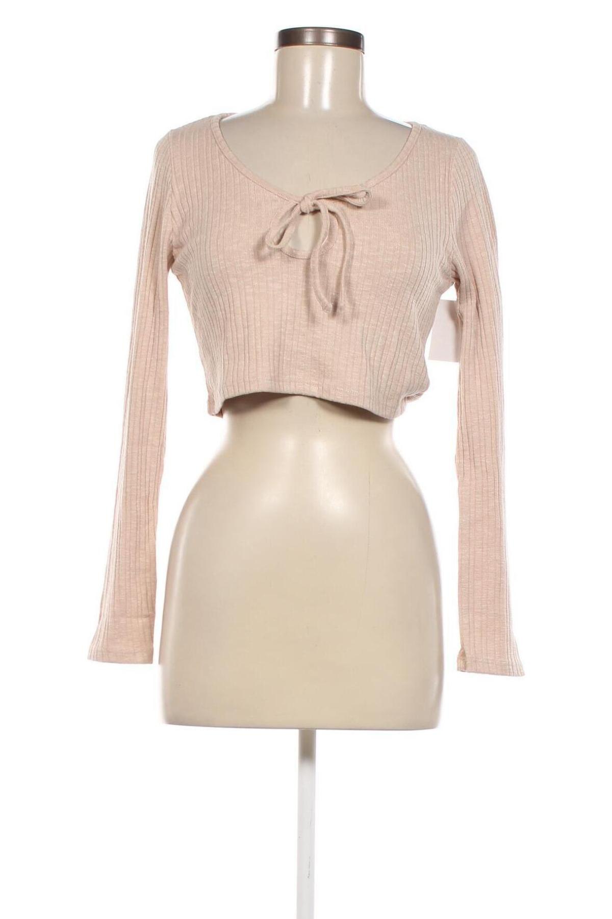 Damen Shirt Nly Trend, Größe M, Farbe Beige, Preis € 4,31