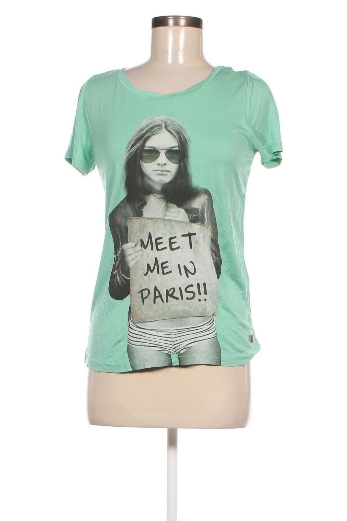 Γυναικεία μπλούζα Object, Μέγεθος S, Χρώμα Πράσινο, Τιμή 3,71 €
