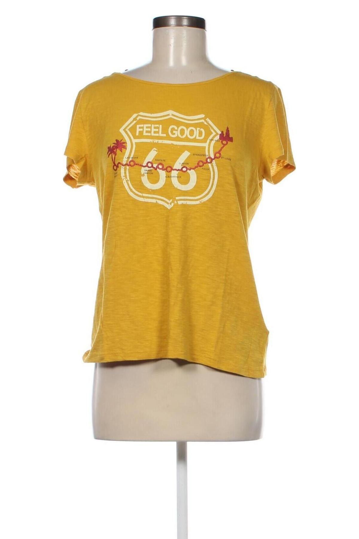 Γυναικεία μπλούζα One Step, Μέγεθος L, Χρώμα Κίτρινο, Τιμή 34,79 €