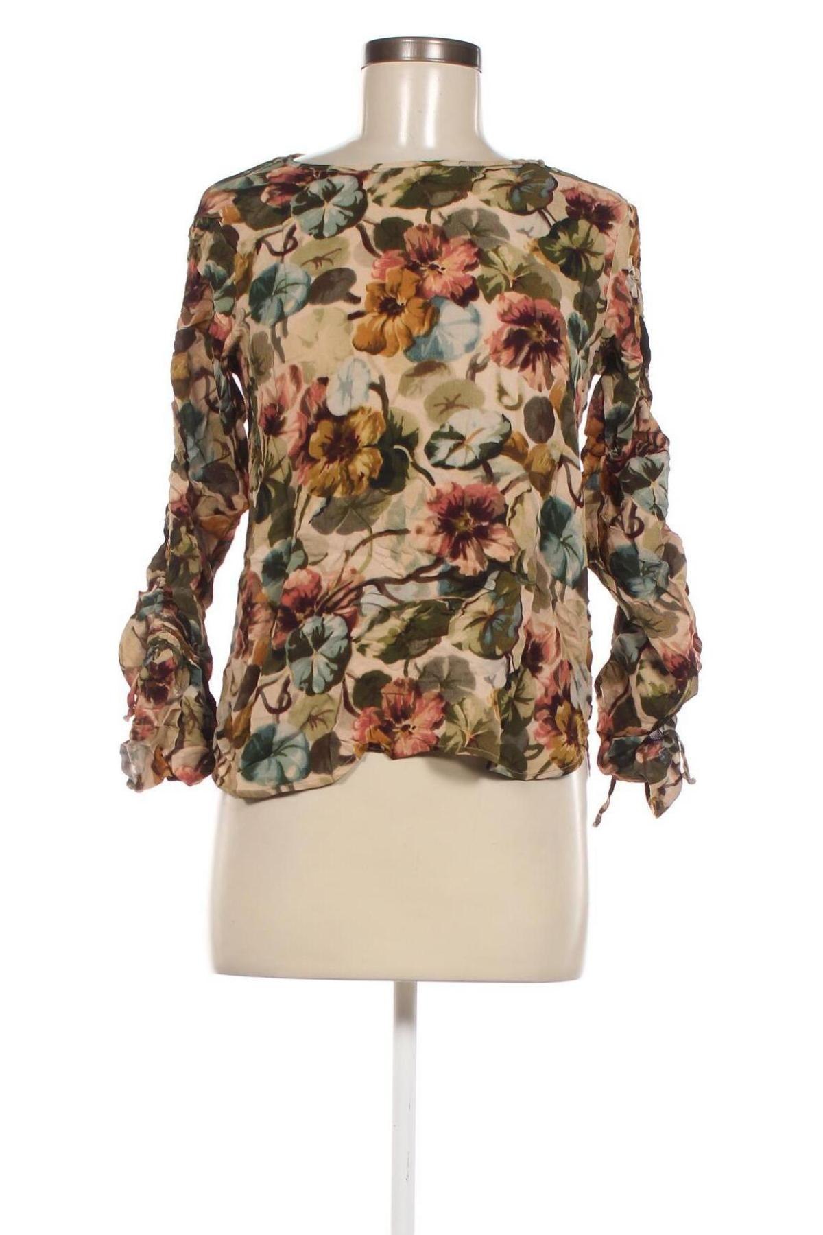 Γυναικεία μπλούζα Ottod'Ame, Μέγεθος S, Χρώμα Πολύχρωμο, Τιμή 5,01 €