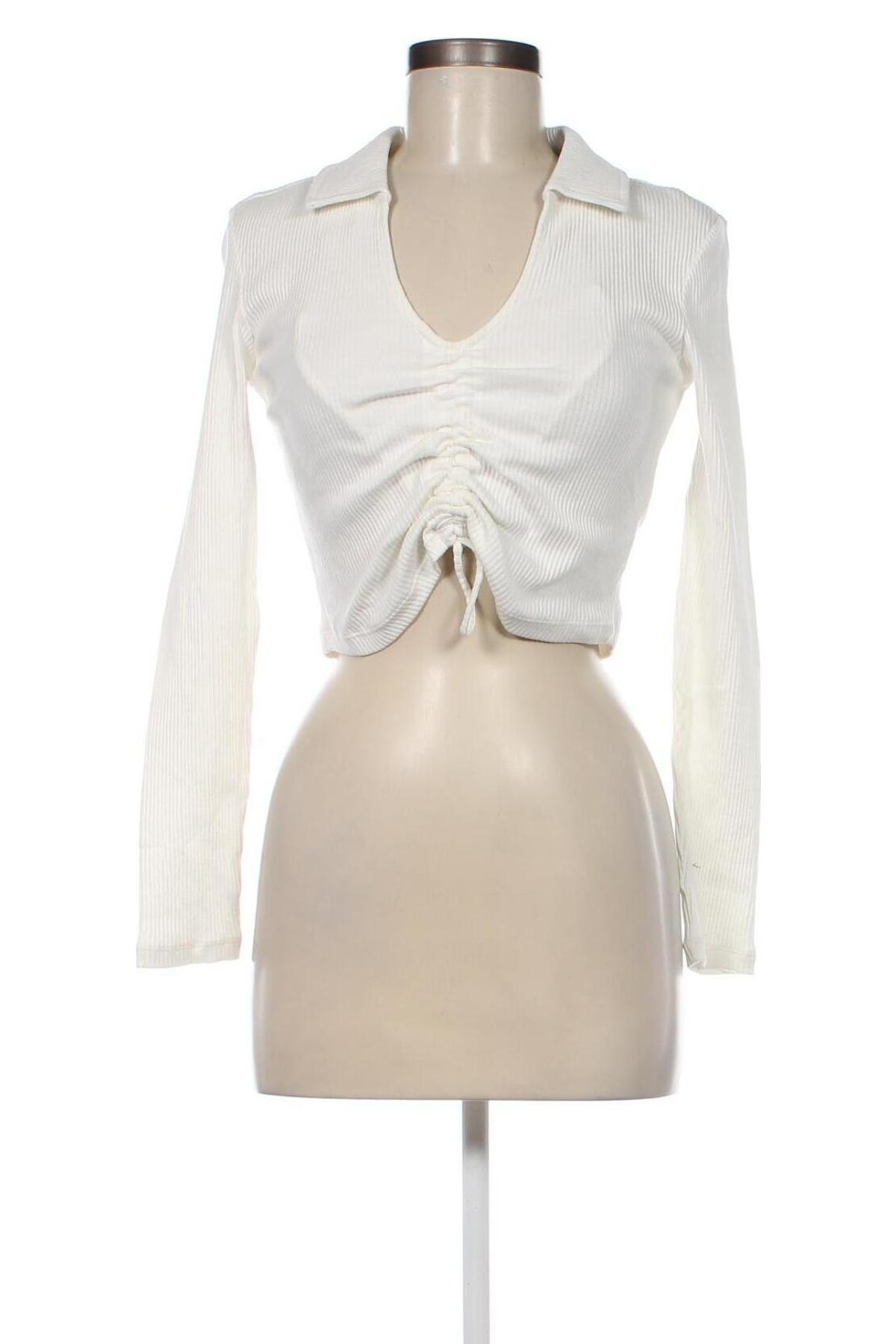 Γυναικεία μπλούζα Pieces, Μέγεθος L, Χρώμα Λευκό, Τιμή 3,71 €