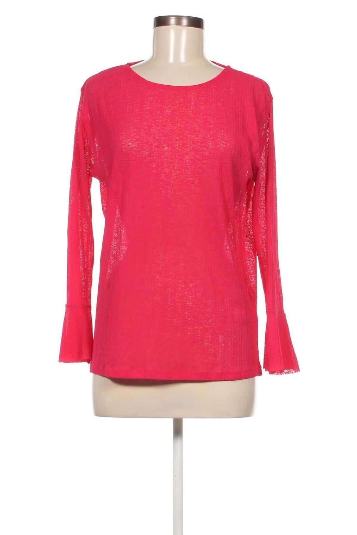 Γυναικεία μπλούζα Pieces, Μέγεθος XL, Χρώμα Ρόζ , Τιμή 9,28 €