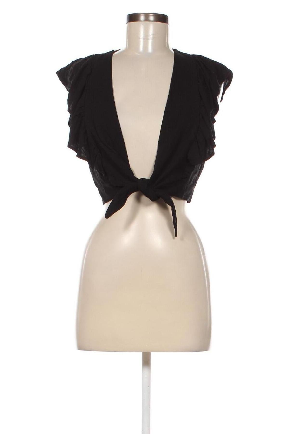 Дамска блуза Pull&Bear, Размер M, Цвят Черен, Цена 17,98 лв.