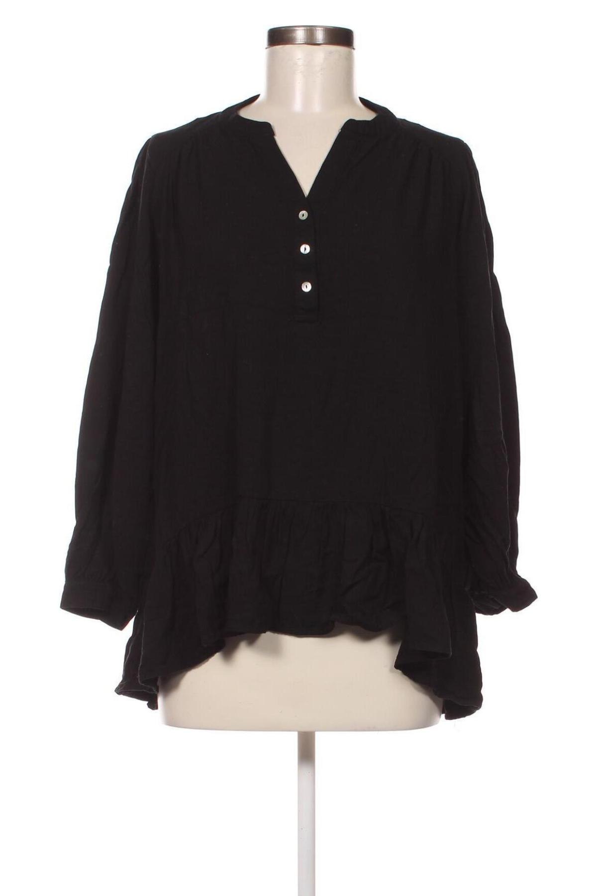 Дамска блуза Reserved, Размер M, Цвят Черен, Цена 19,00 лв.