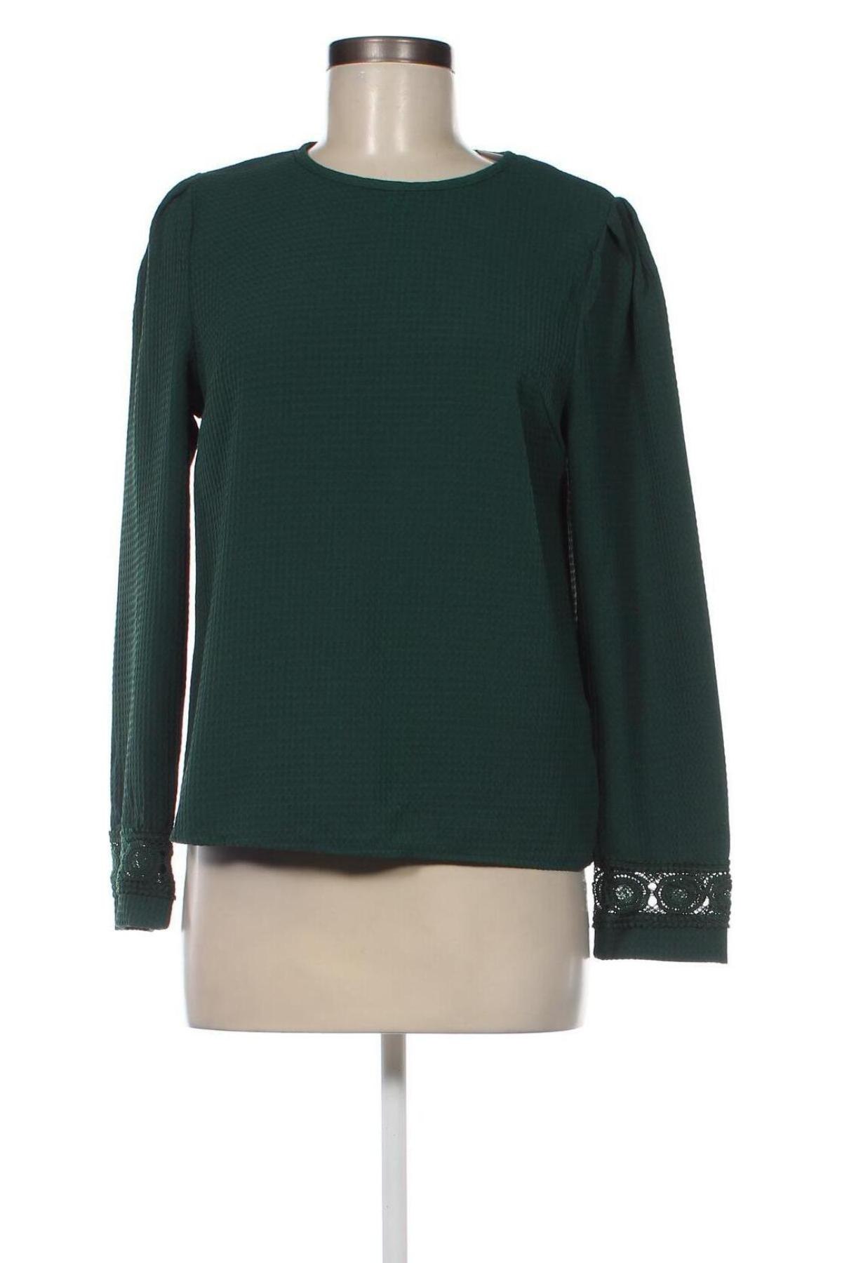 Дамска блуза SHEIN, Размер S, Цвят Зелен, Цена 4,75 лв.