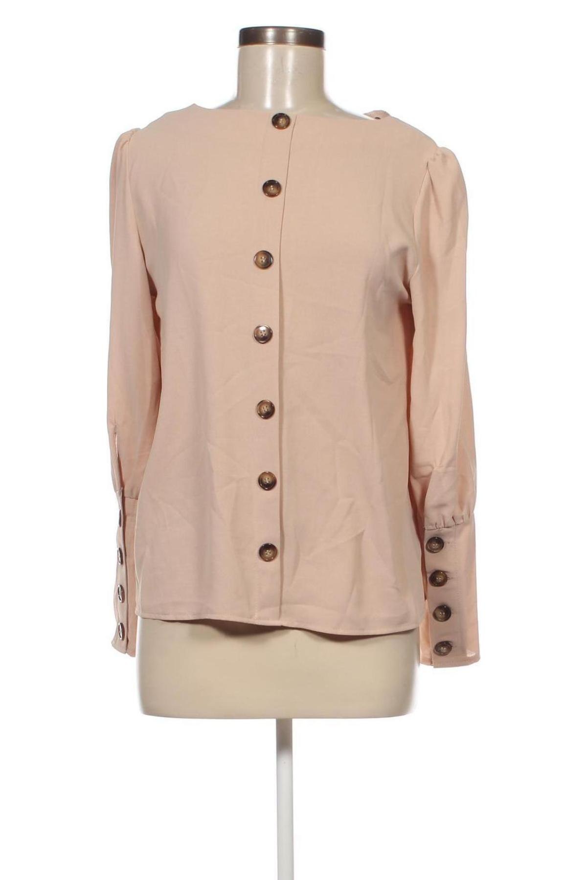 Дамска блуза SHEIN, Размер S, Цвят Бежов, Цена 4,94 лв.