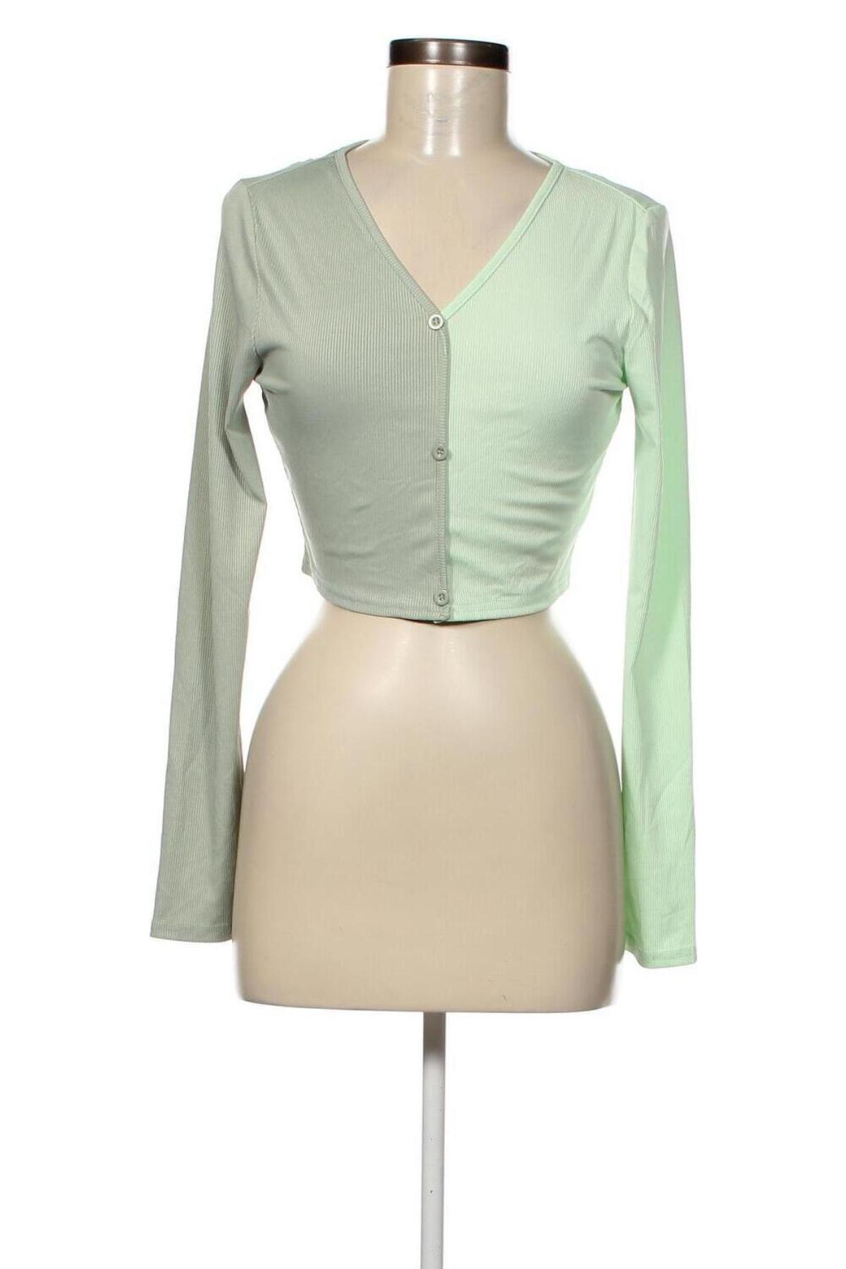 Γυναικεία μπλούζα SHEIN, Μέγεθος L, Χρώμα Πράσινο, Τιμή 3,53 €