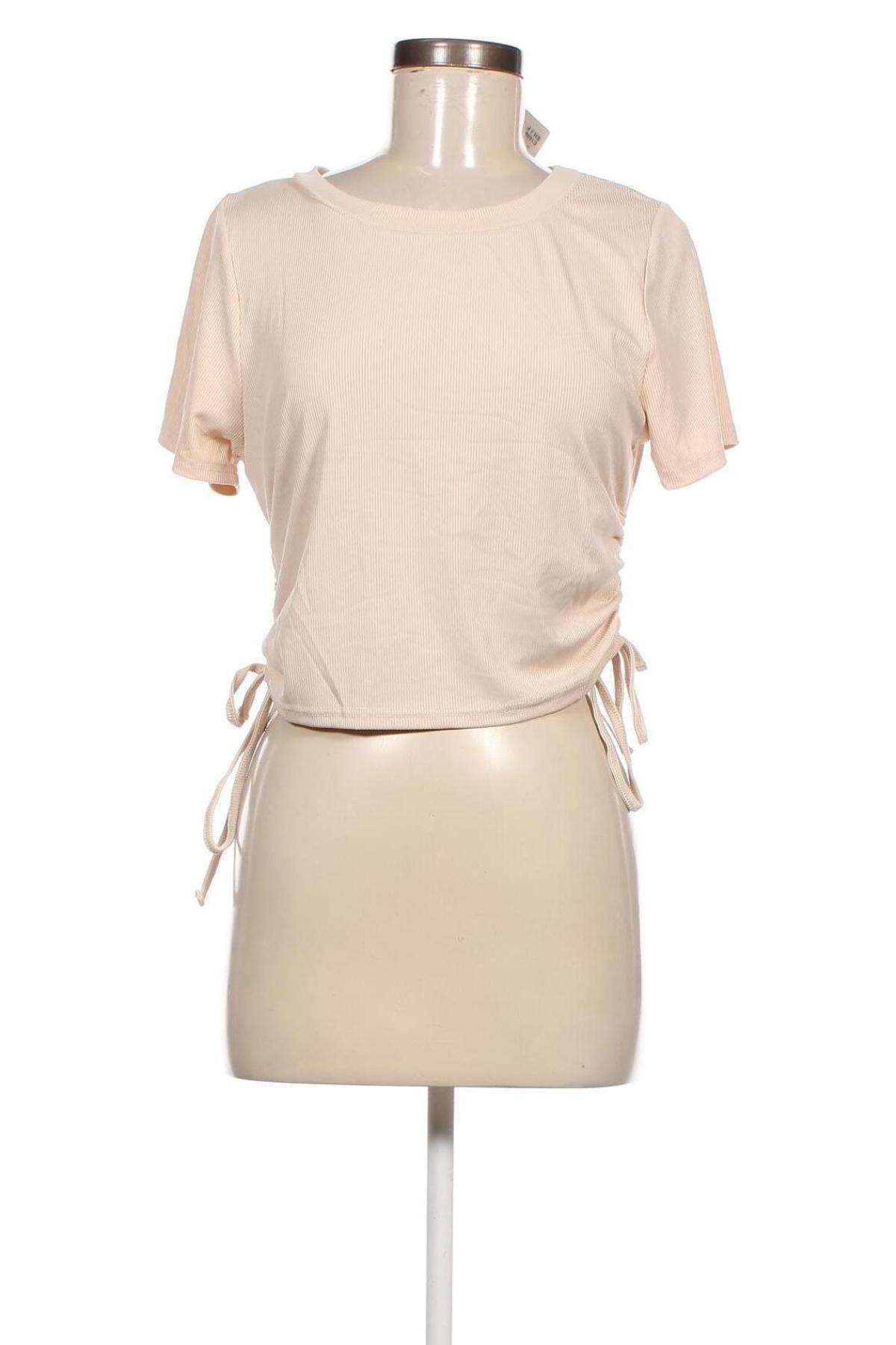 Дамска блуза SHEIN, Размер XL, Цвят Бежов, Цена 8,36 лв.