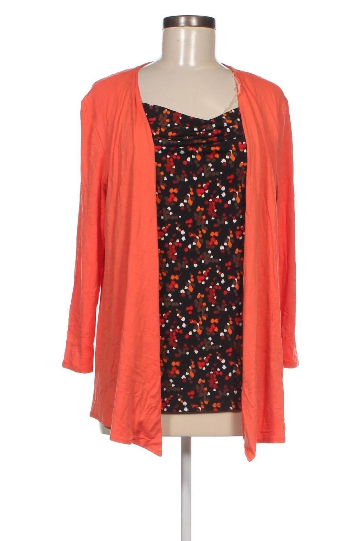 Дамска блуза Saloos, Размер L, Цвят Оранжев, Цена 5,04 лв.