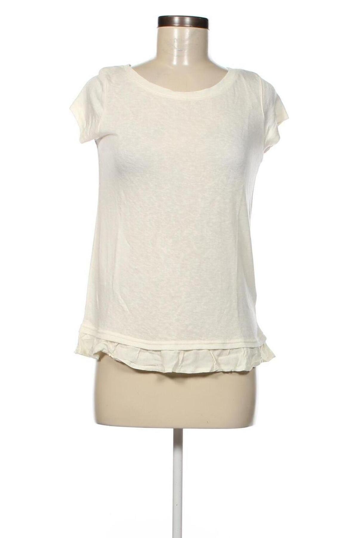 Γυναικεία μπλούζα Springfield, Μέγεθος S, Χρώμα Εκρού, Τιμή 5,36 €