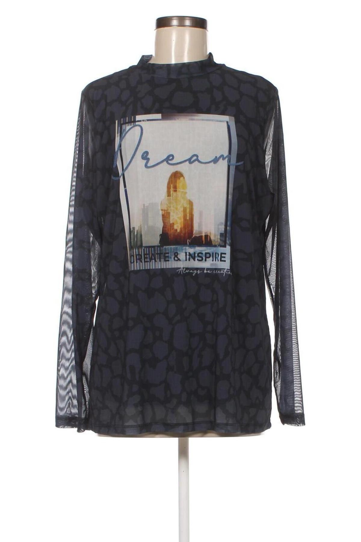 Γυναικεία μπλούζα Street One, Μέγεθος XL, Χρώμα Μπλέ, Τιμή 2,38 €