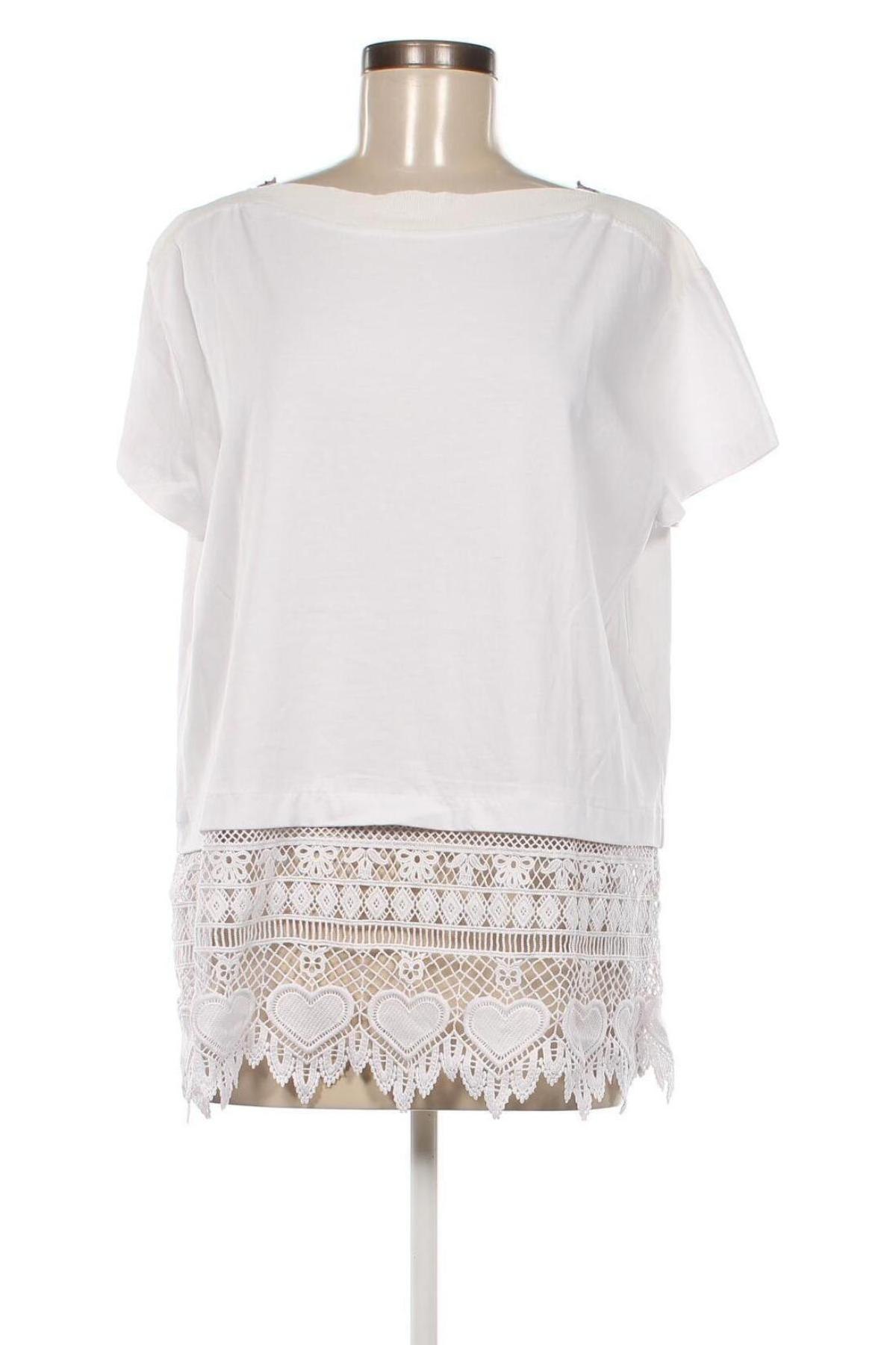 Γυναικεία μπλούζα TWINSET, Μέγεθος S, Χρώμα Λευκό, Τιμή 56,83 €