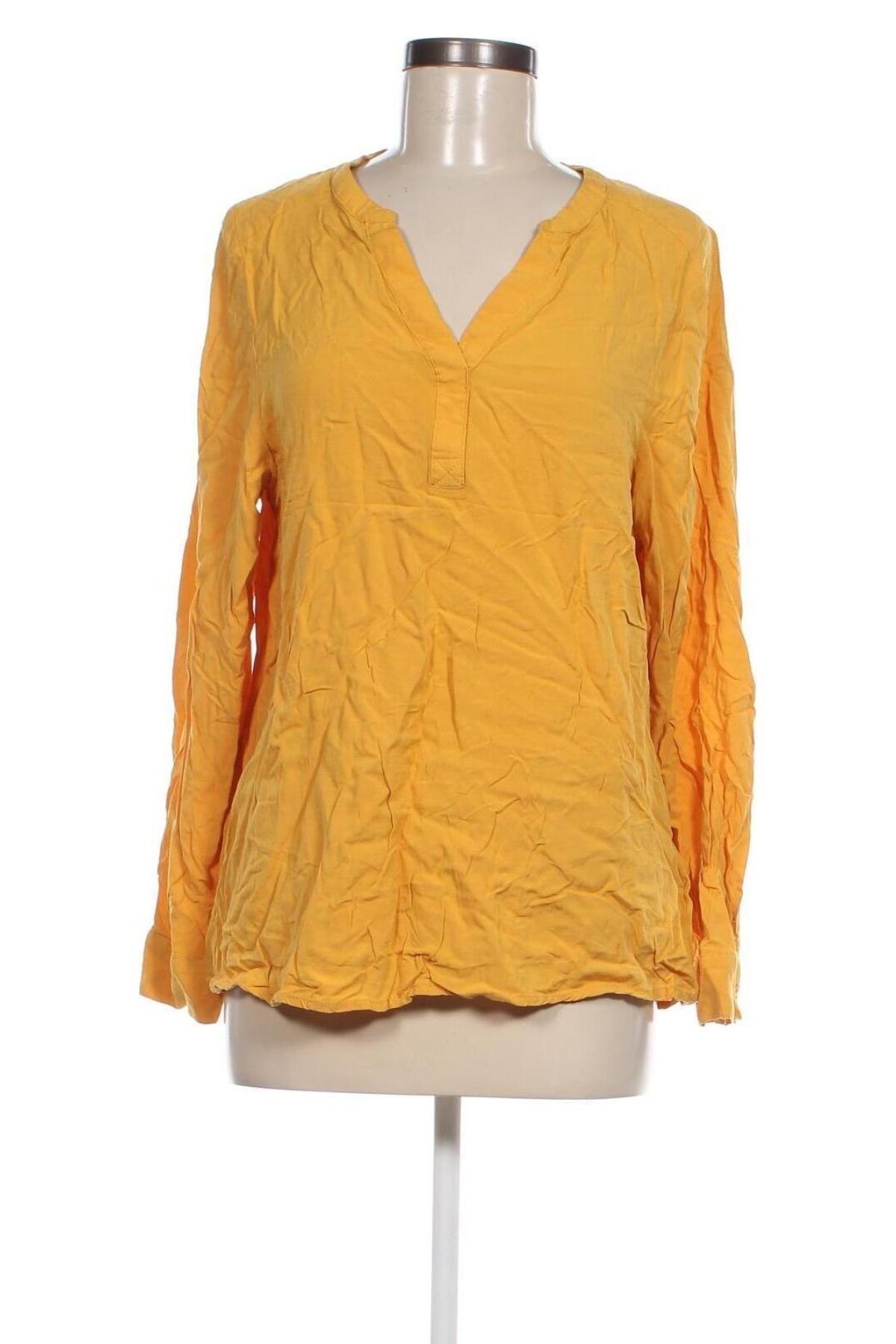 Дамска блуза Takko Fashion, Размер S, Цвят Жълт, Цена 4,56 лв.