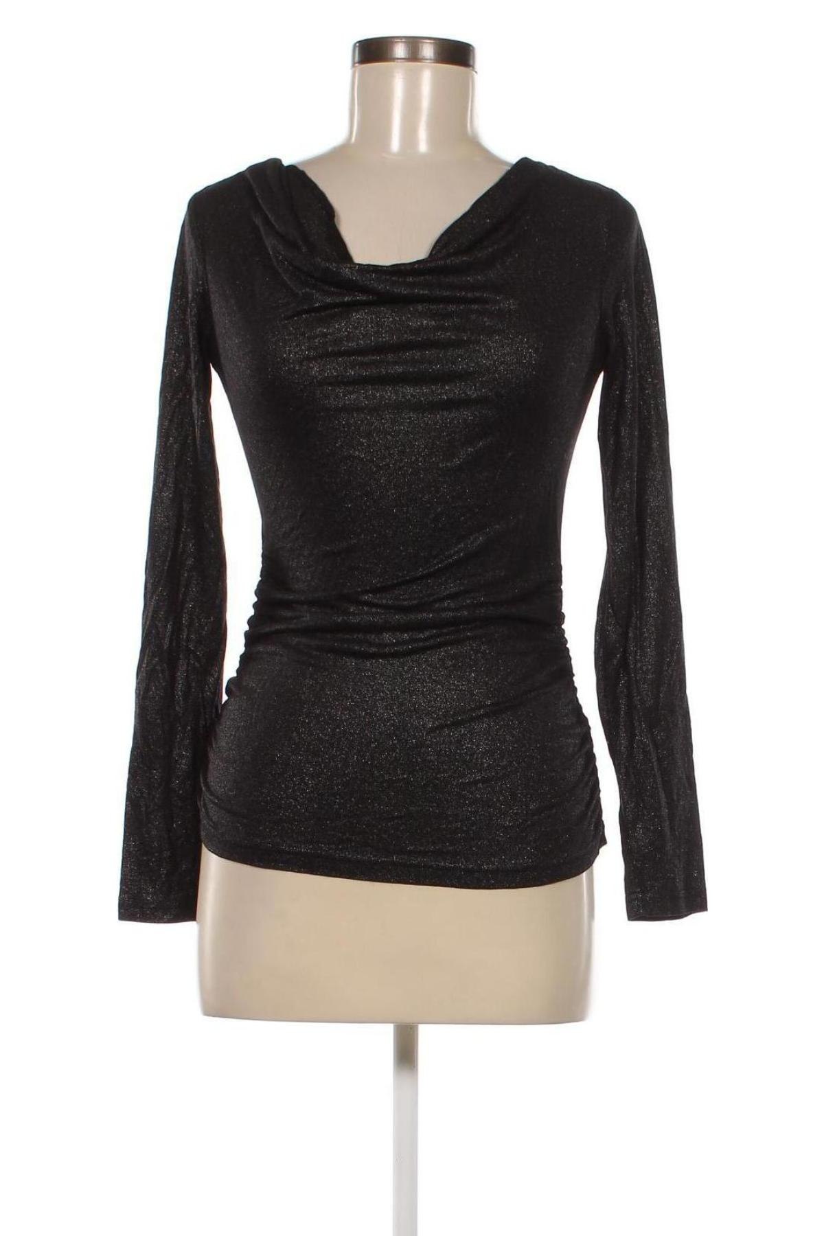 Дамска блуза Top Studio, Размер XS, Цвят Черен, Цена 5,72 лв.