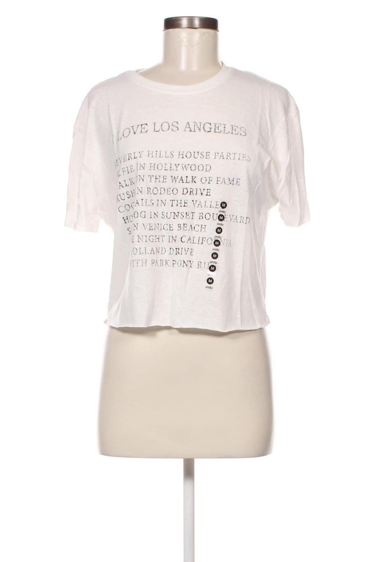Damen Shirt Undiz, Größe M, Farbe Weiß, Preis 5,57 €