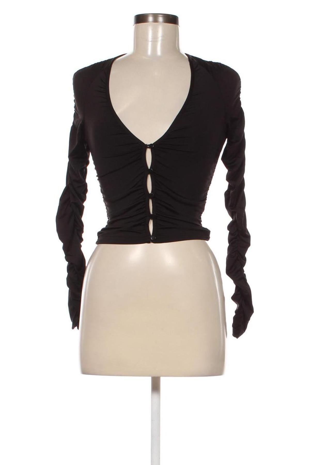 Дамска блуза Weekday, Размер XS, Цвят Черен, Цена 11,60 лв.