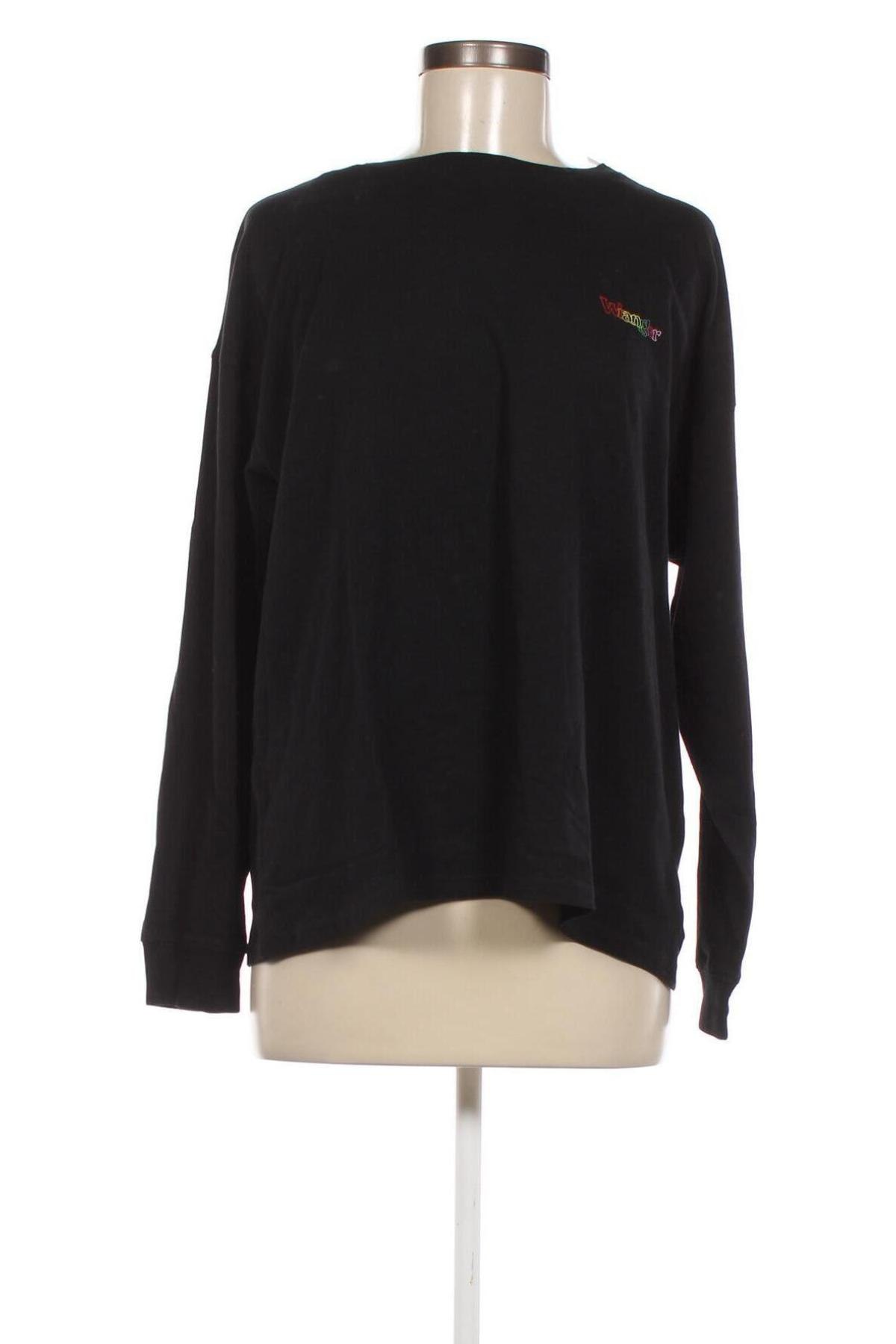 Γυναικεία μπλούζα Wrangler, Μέγεθος M, Χρώμα Μαύρο, Τιμή 52,58 €