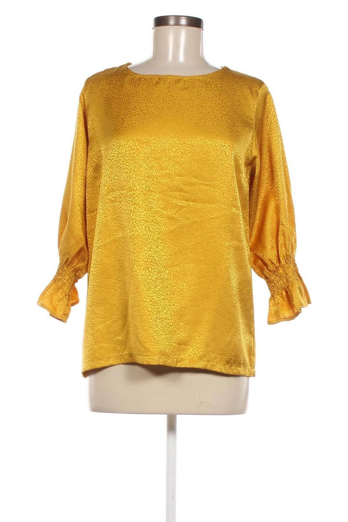 Дамска блуза Yessica, Размер M, Цвят Жълт, Цена 5,51 лв.