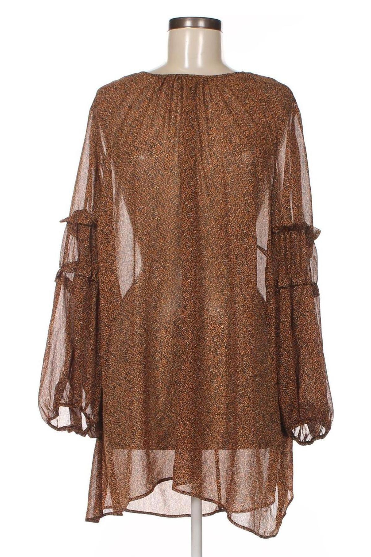 Дамска блуза Yessica, Размер 5XL, Цвят Бежов, Цена 14,25 лв.