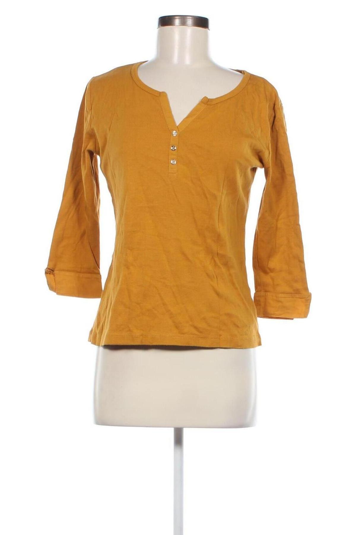 Дамска блуза Zamba, Размер XS, Цвят Жълт, Цена 21,00 лв.