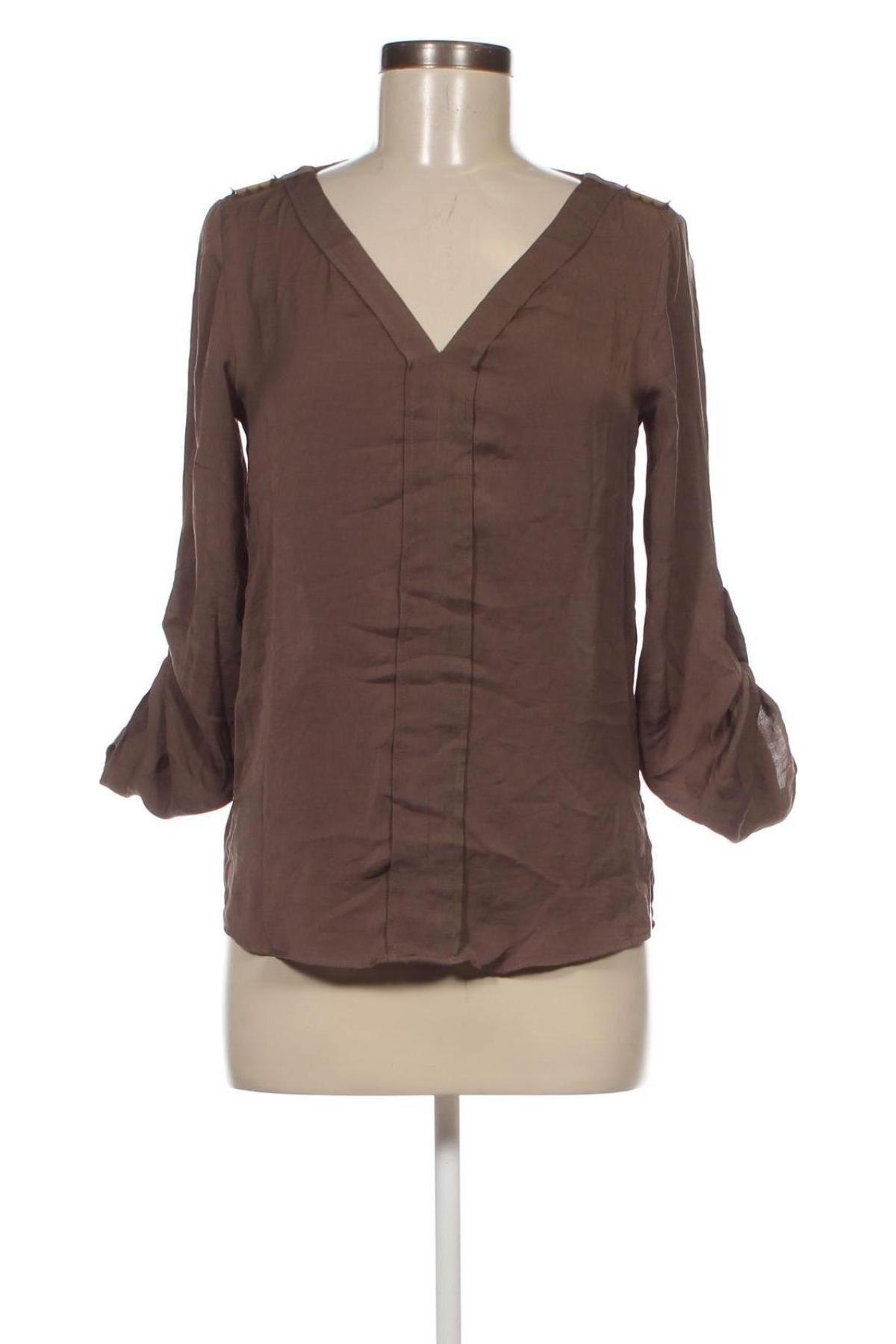 Γυναικεία μπλούζα Zara, Μέγεθος XS, Χρώμα Καφέ, Τιμή 2,23 €