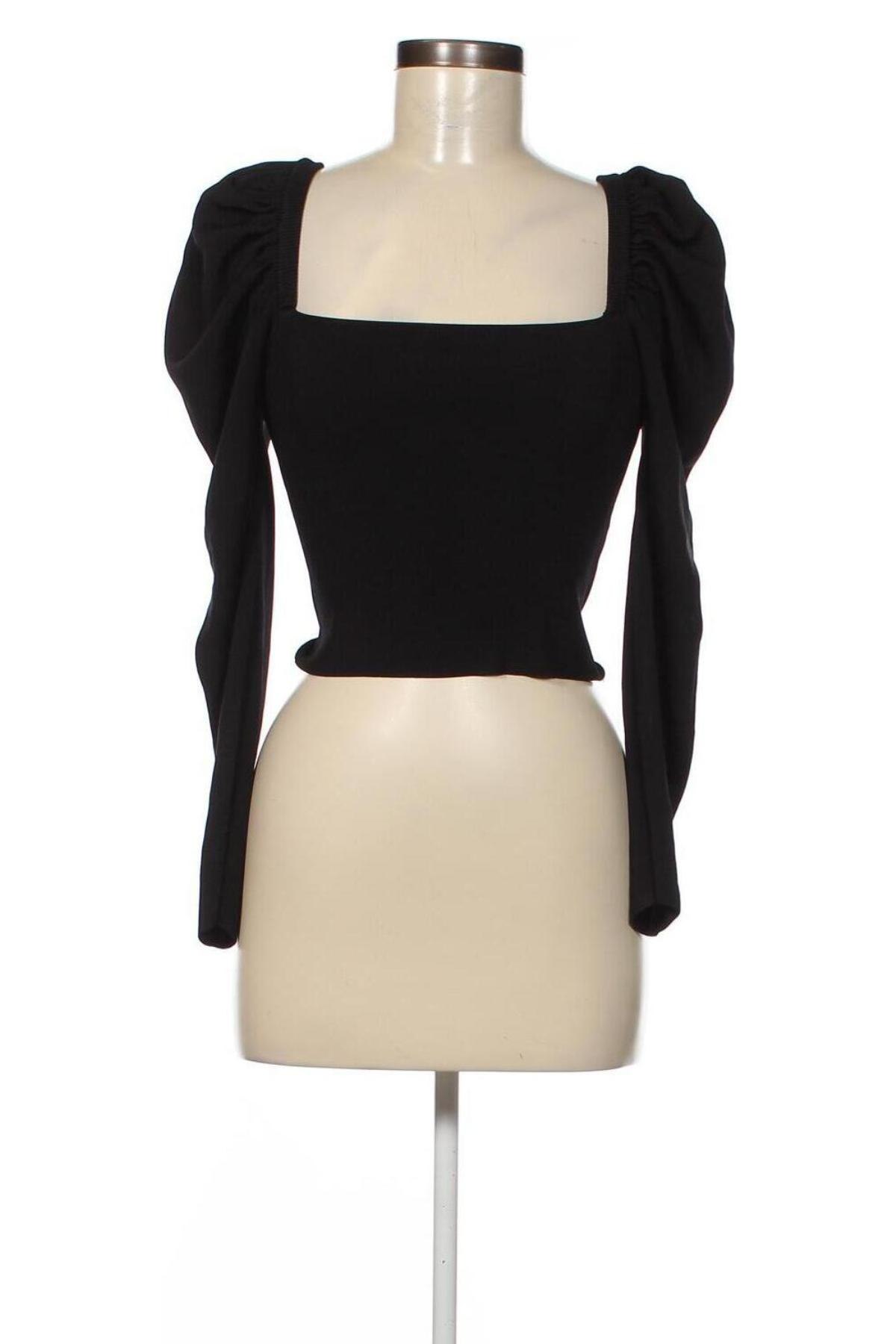 Bluză de femei Zara, Mărime M, Culoare Negru, Preț 137,76 Lei